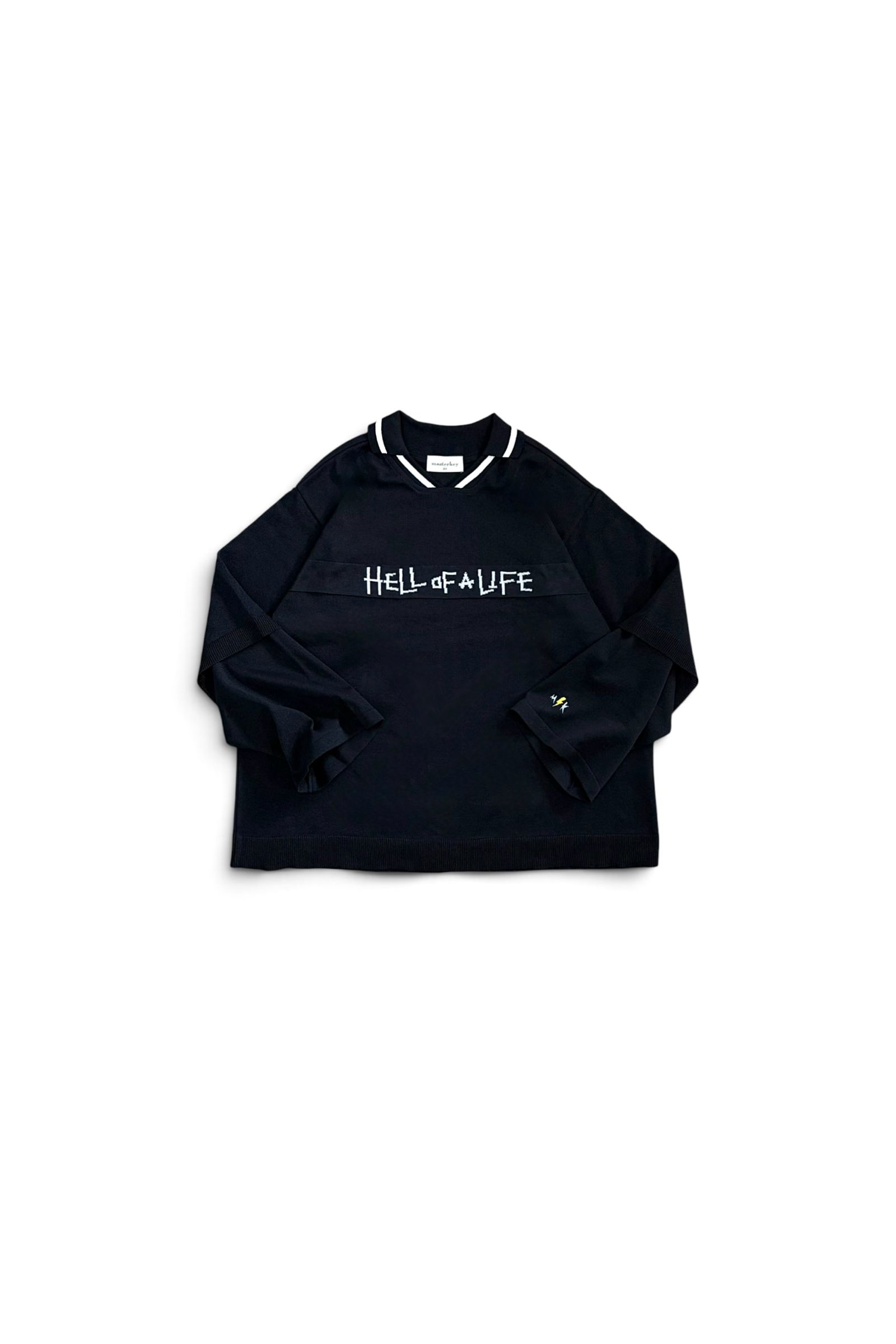 INVICTUS FC-KNIT / インビクタス フットボールニット : ゲームシャツ - BLACK