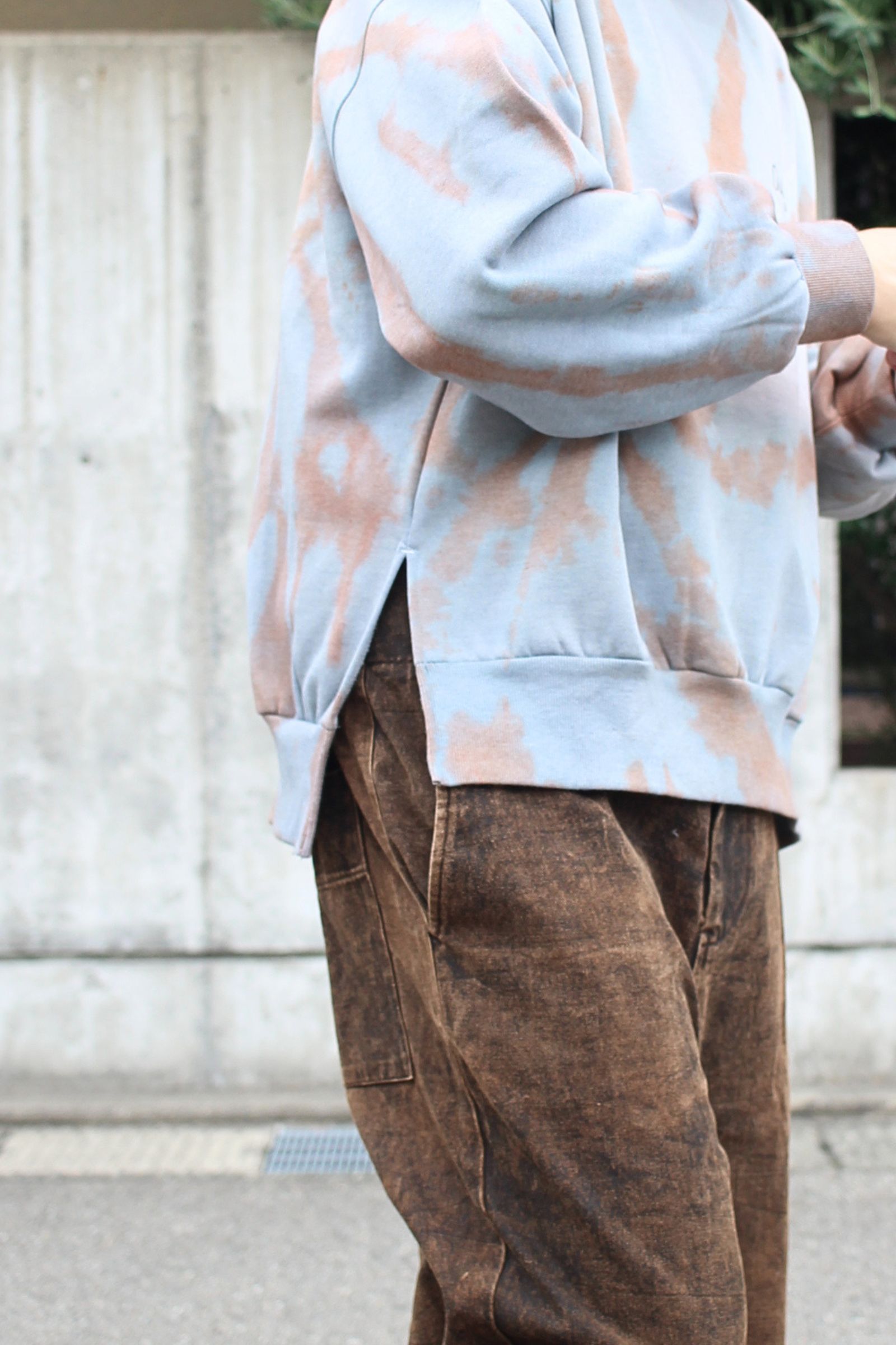 Tiedye Sweatshirt / タイダイスウェットシャツ : 裏起毛