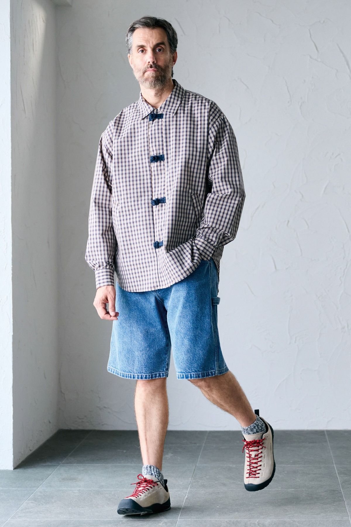 PURISM / EASY CARPENTER SHORT デニムイージーショーツ - INDIGO