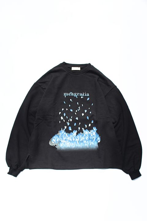 Flower print sweat pullover / フラワープリントスウェットプルオーバー