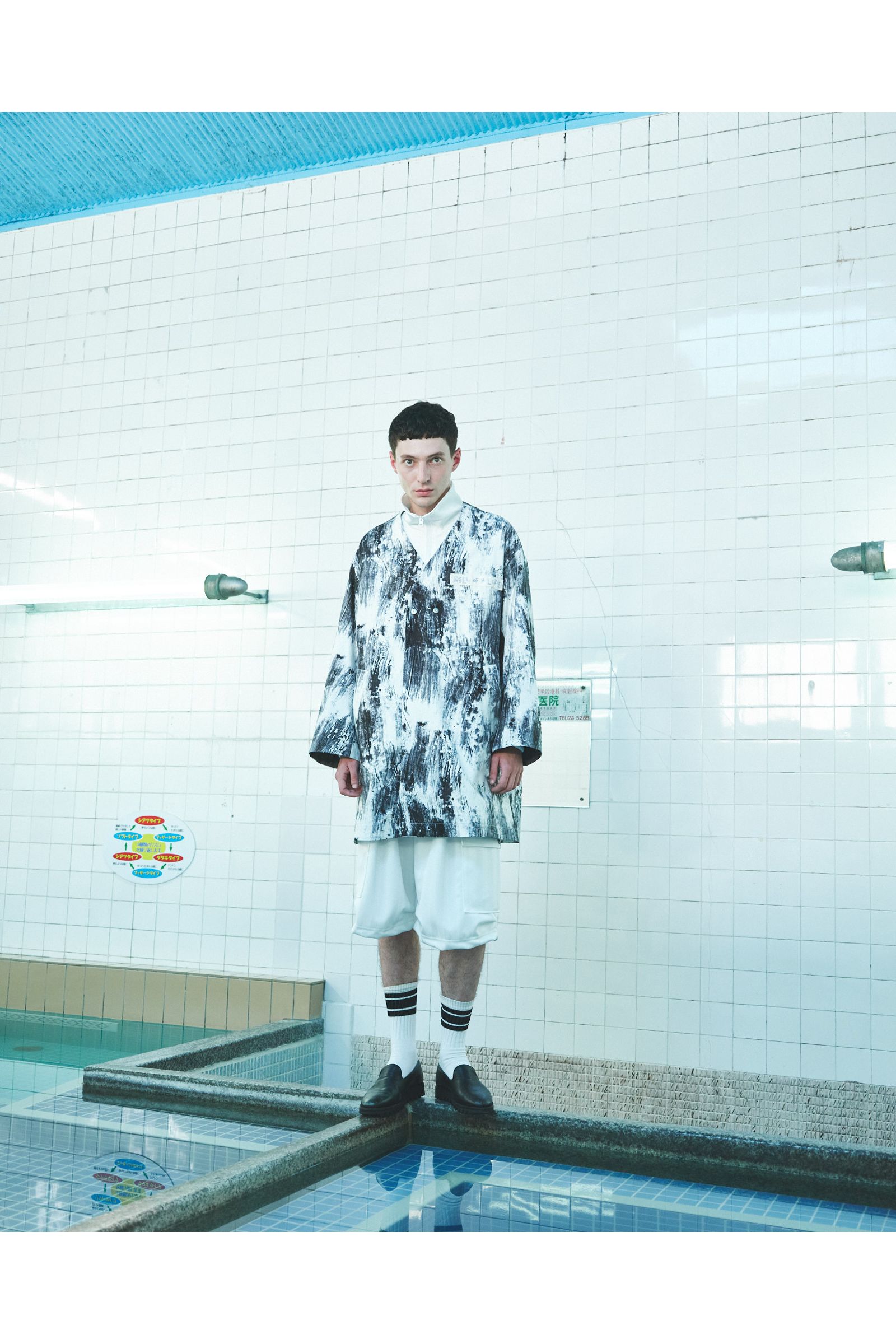 RODMAN-SHORTS / ロッドマン ショーツ : ジャージハーフパンツ - WHITE