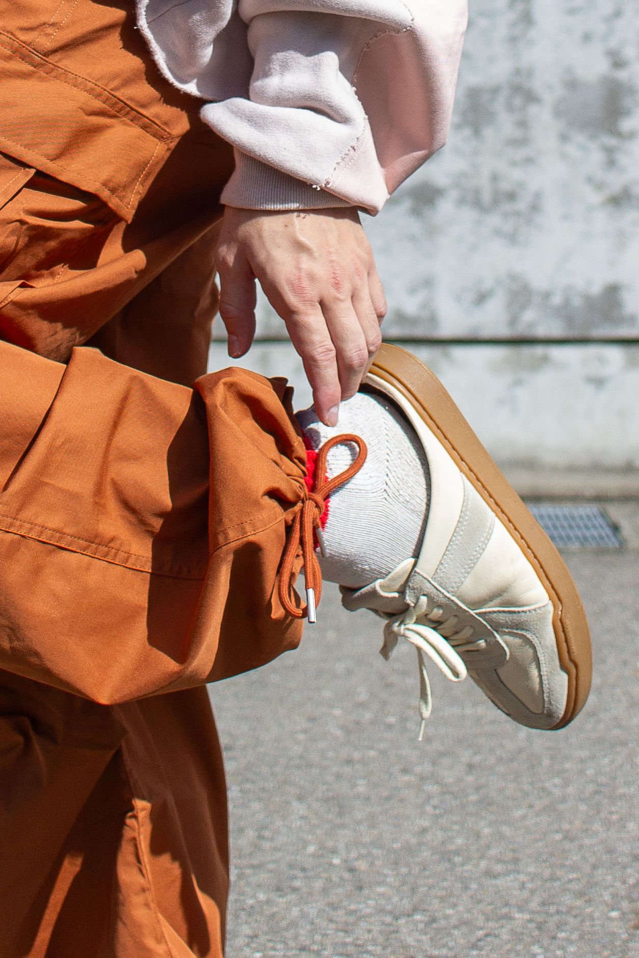 カーゴパンツ : CARGO TROUSER "BAOL" / カーゴトラウザー - ブラウンオレンジ