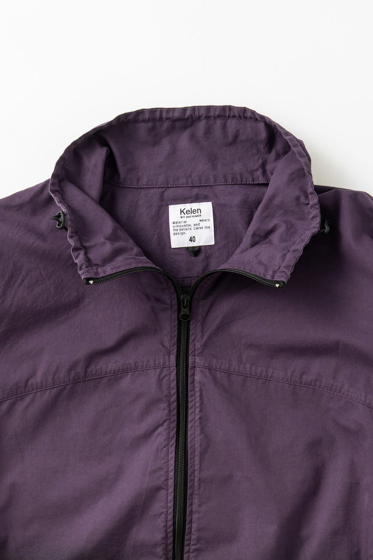 VILLON / STEP DYEING JACKET グラデーション染めトラックジャケット - PURPLE