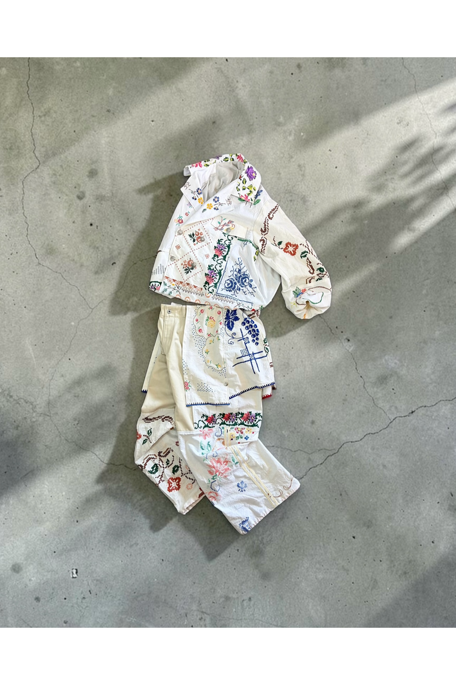 THREAD ART-PT / スレッドアートパンツ : ワイドパンツ