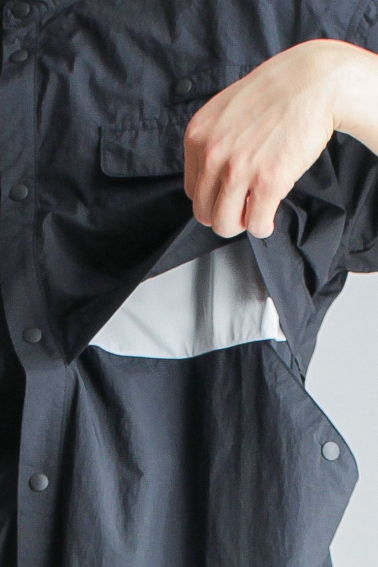 Frame switchwear - S/S Fishing Shirt / フィッシングシャツ - BLACK