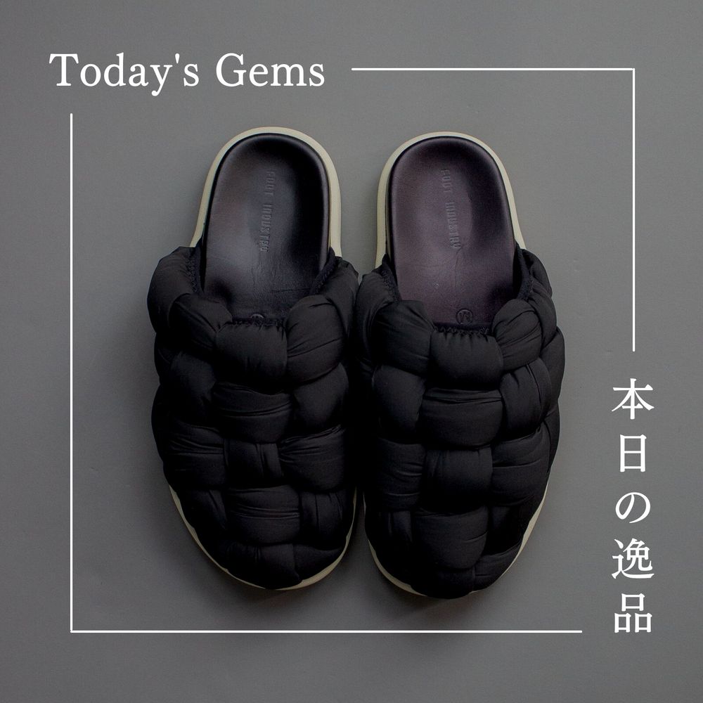 本日の逸品【FOOT INDUSTRY : WEAVE SLIPPER】 | tomoshibi