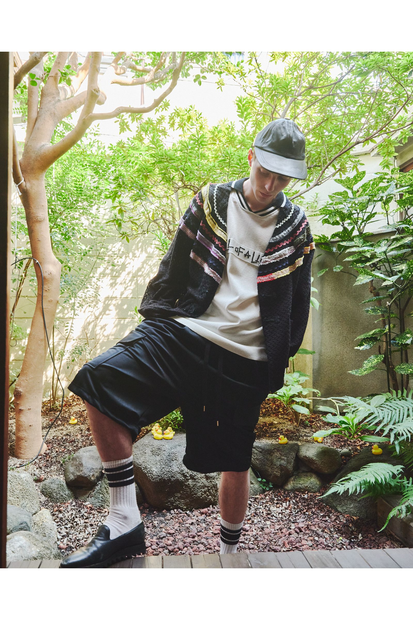 RODMAN-SHORTS / ロッドマン ショーツ : ジャージハーフパンツ - BLACK