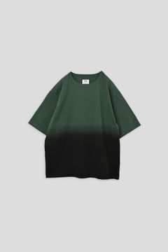 PABLO / STEP DYEING TOP グラデーション染めTシャツ - GREEN