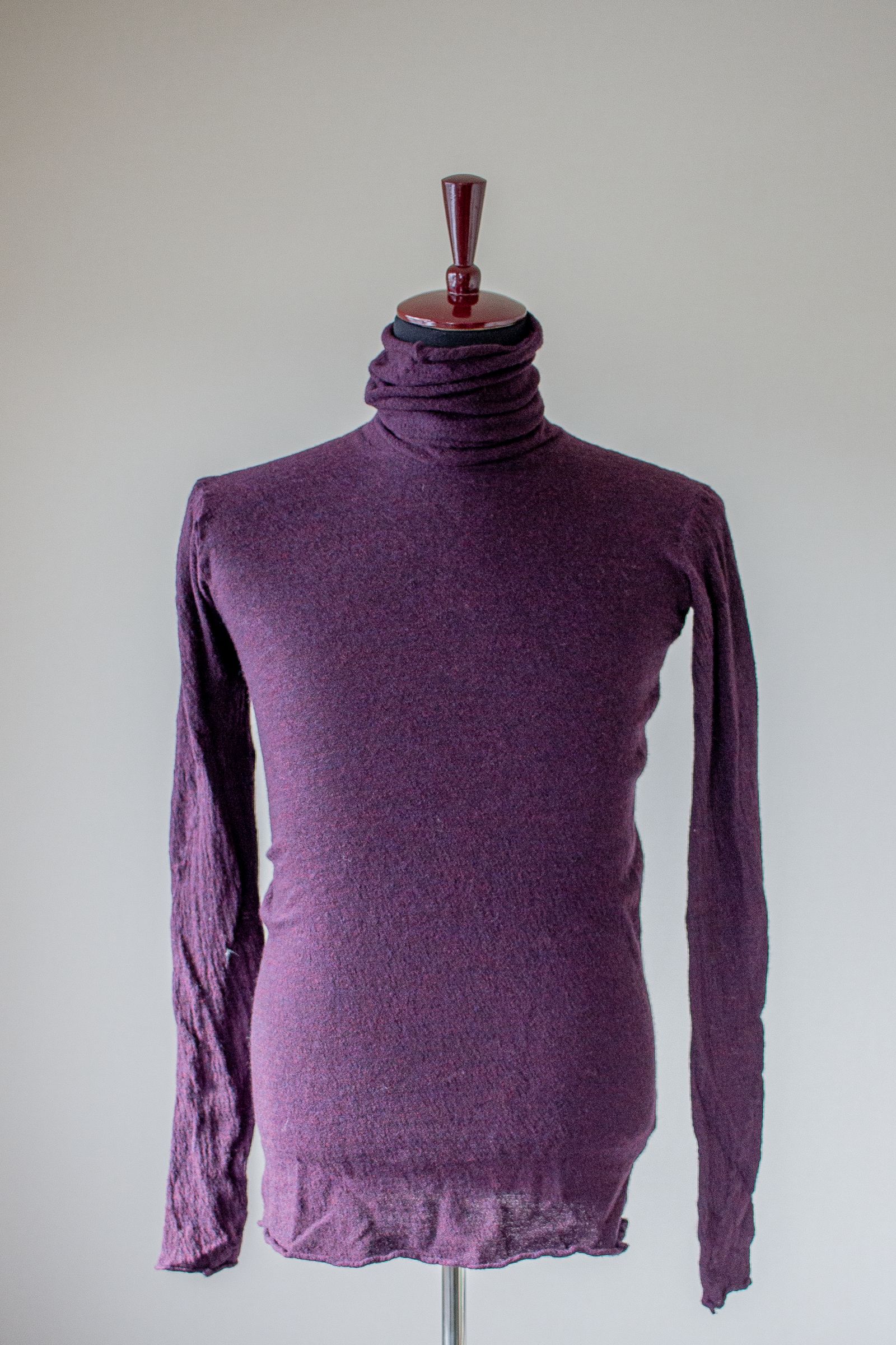 RYU - washable wool gauze t-neck knit / ウォッシャブルウールガーゼ