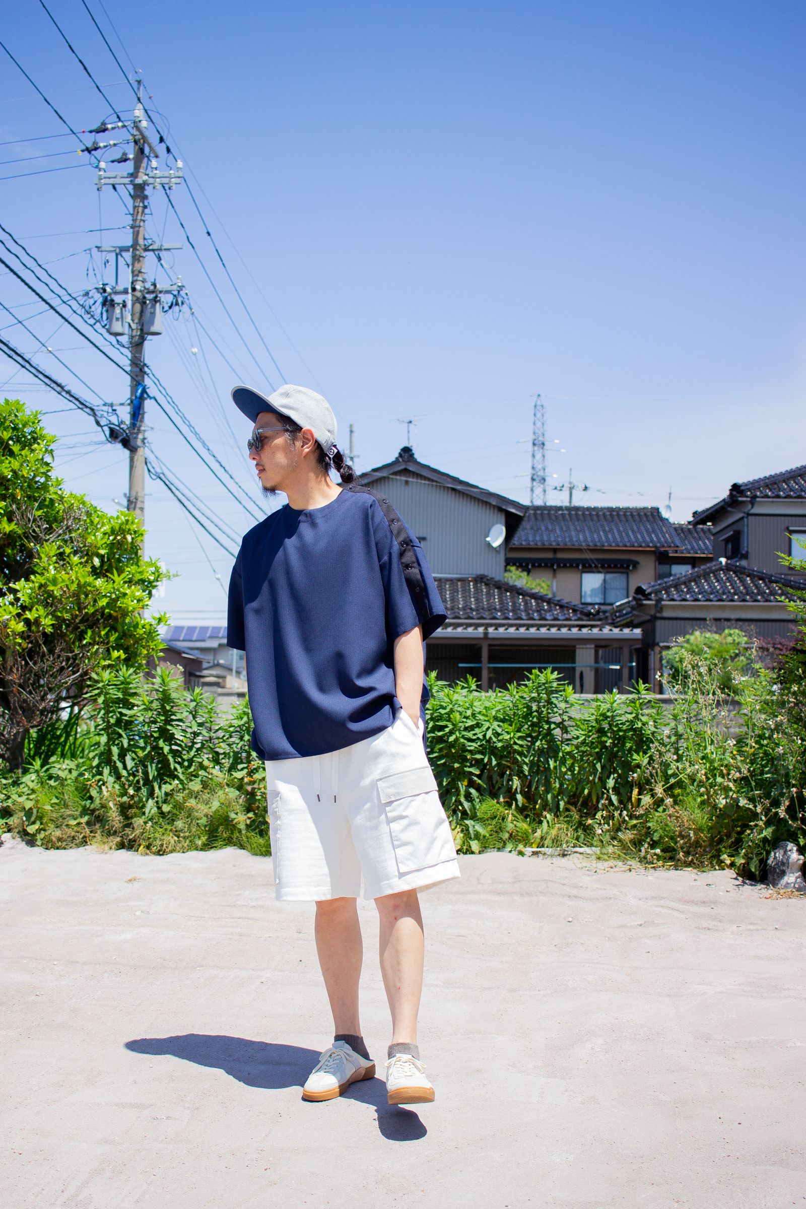 今日のコーデ☀️ [ meagratia + RYU + COTTON PAN + FOOT INDUSTRY ]