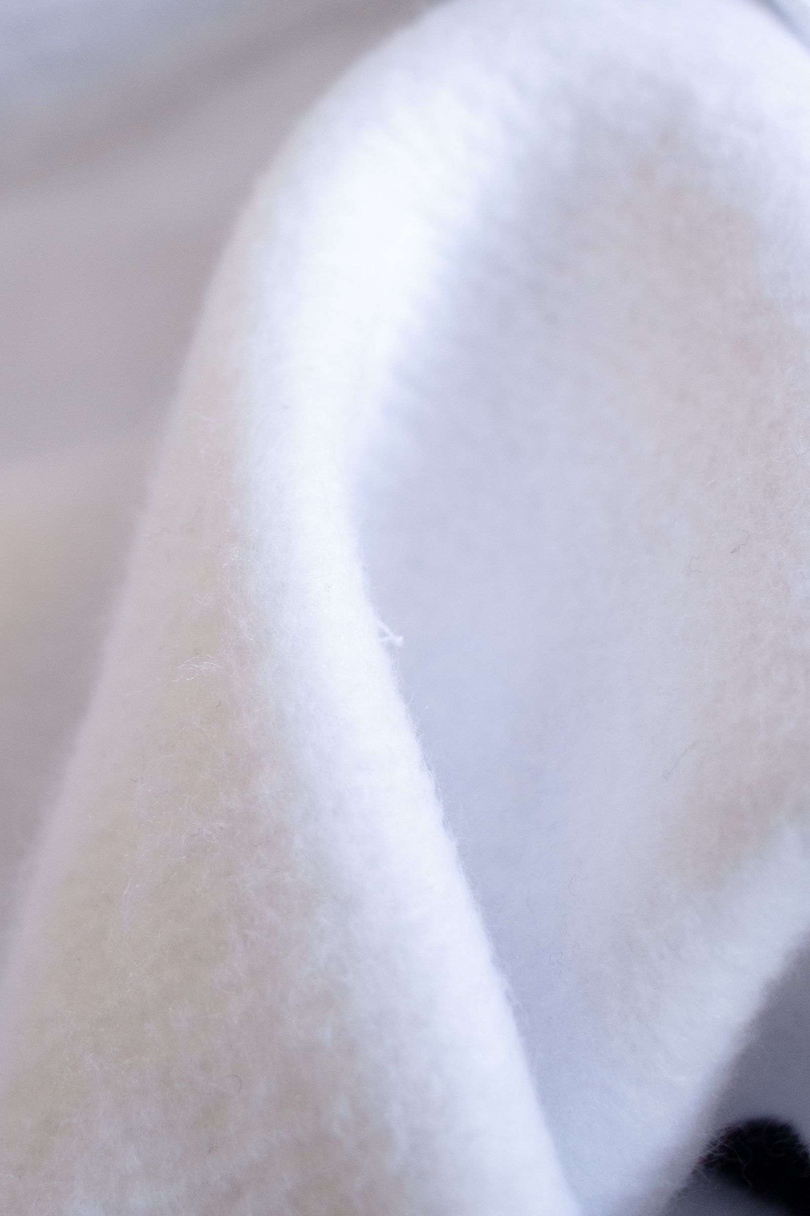 FAT Sleeve half-zip jacket / ファットスリーブハーフジップジャケット(裏起毛スウェット) - シャギーニットチャコール