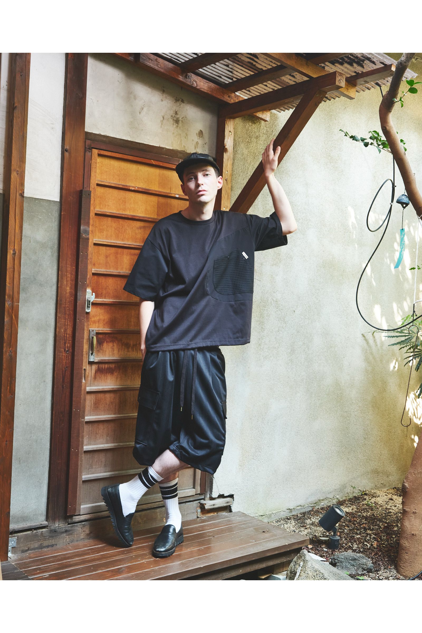 RODMAN-SHORTS / ロッドマン ショーツ : ジャージハーフパンツ - BLACK