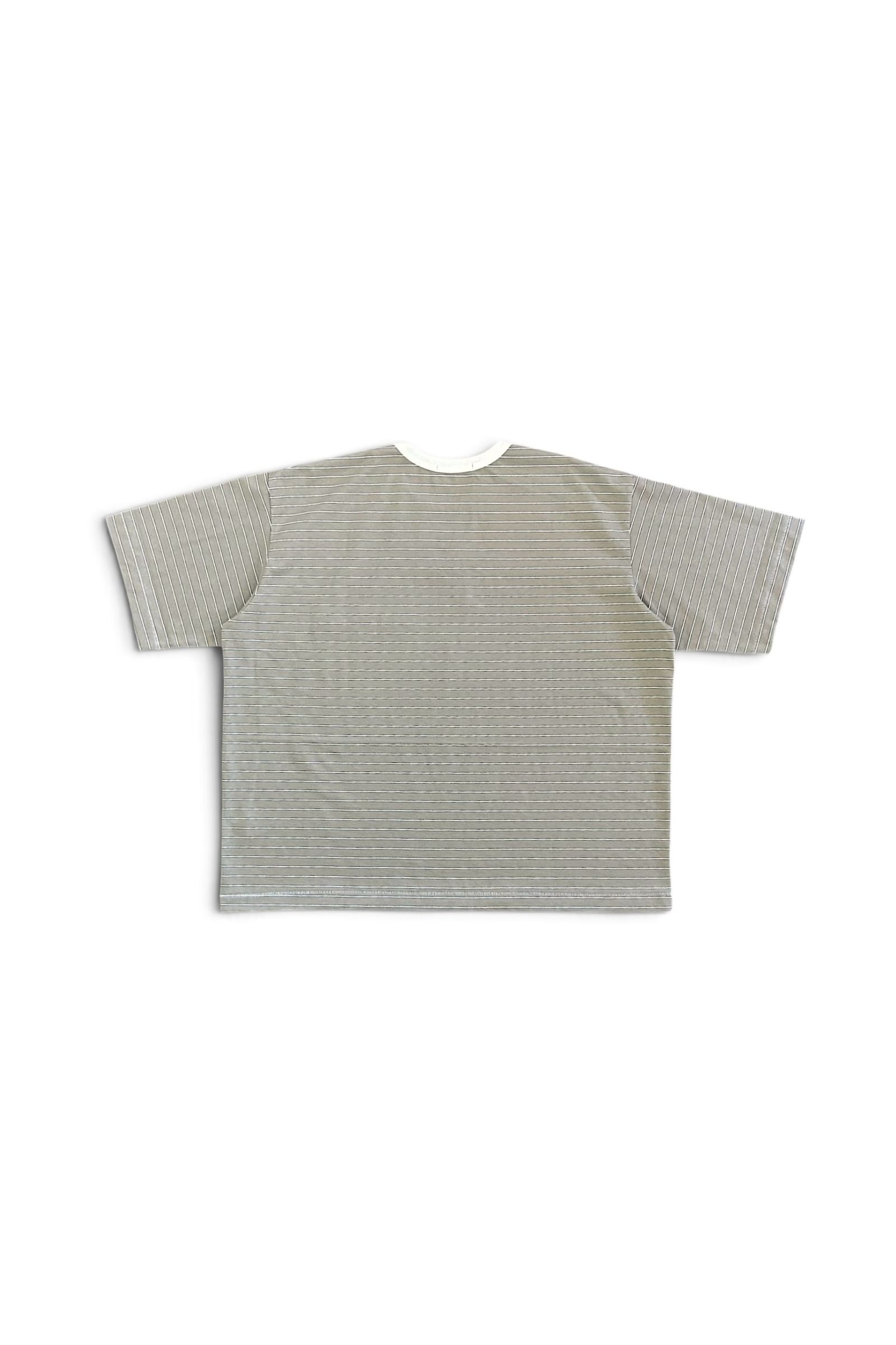 ECHOES-TEE  / エコーズTシャツ : ボーダーTシャツ - BEIGE