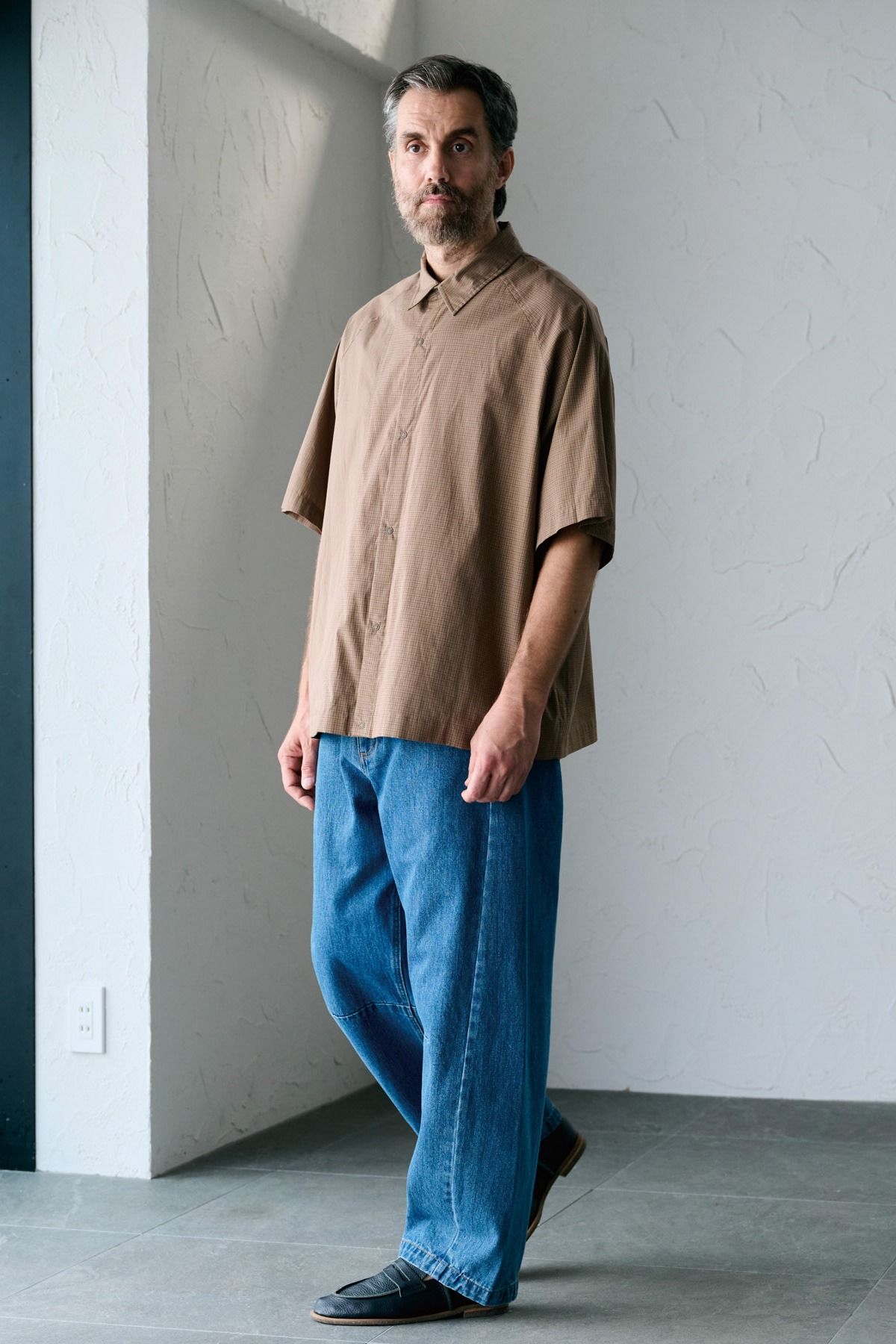 BURROUGHS / CRAZY SS SHIRT 半袖シャツ - BROWN