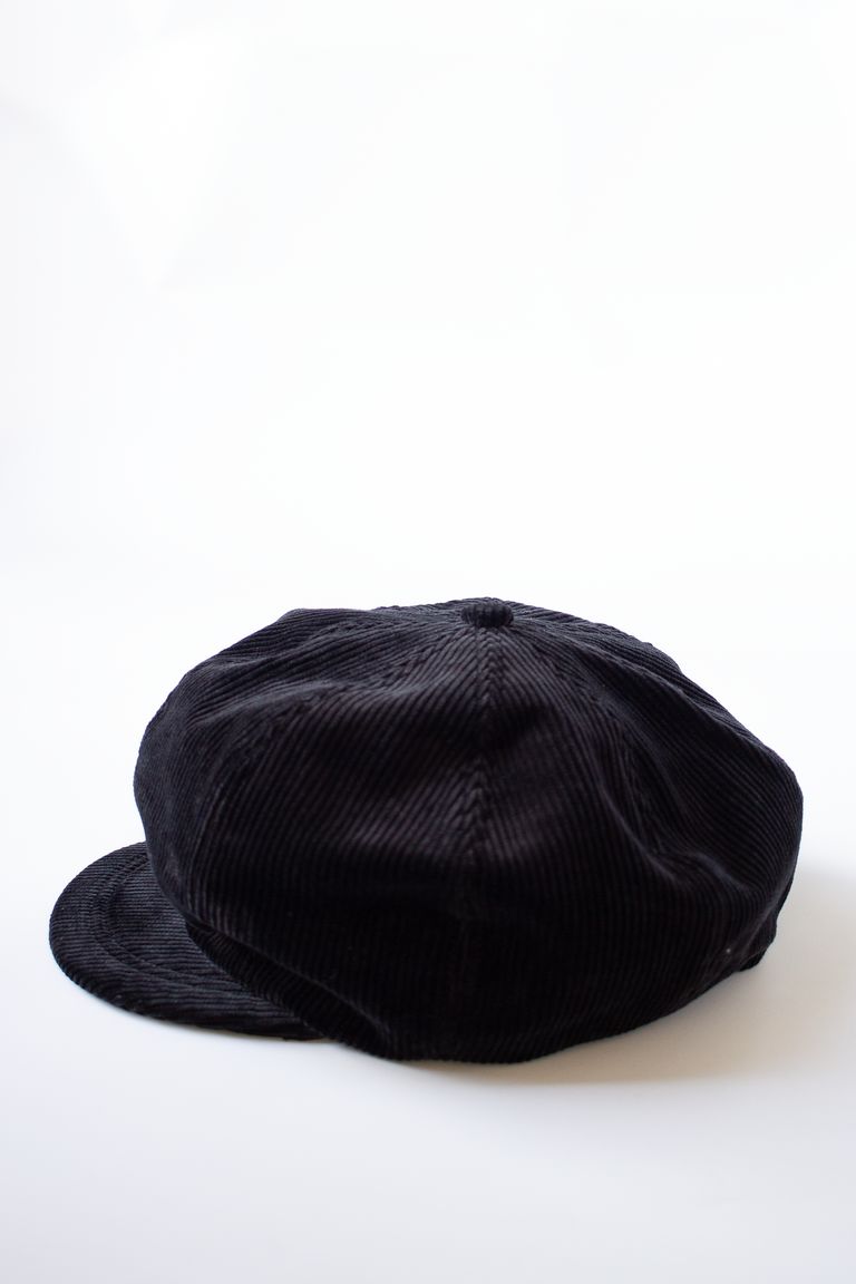 CPH シーピーエイチ 530 CORDUROY CASQUETTE 黒 M/L - キャスケット