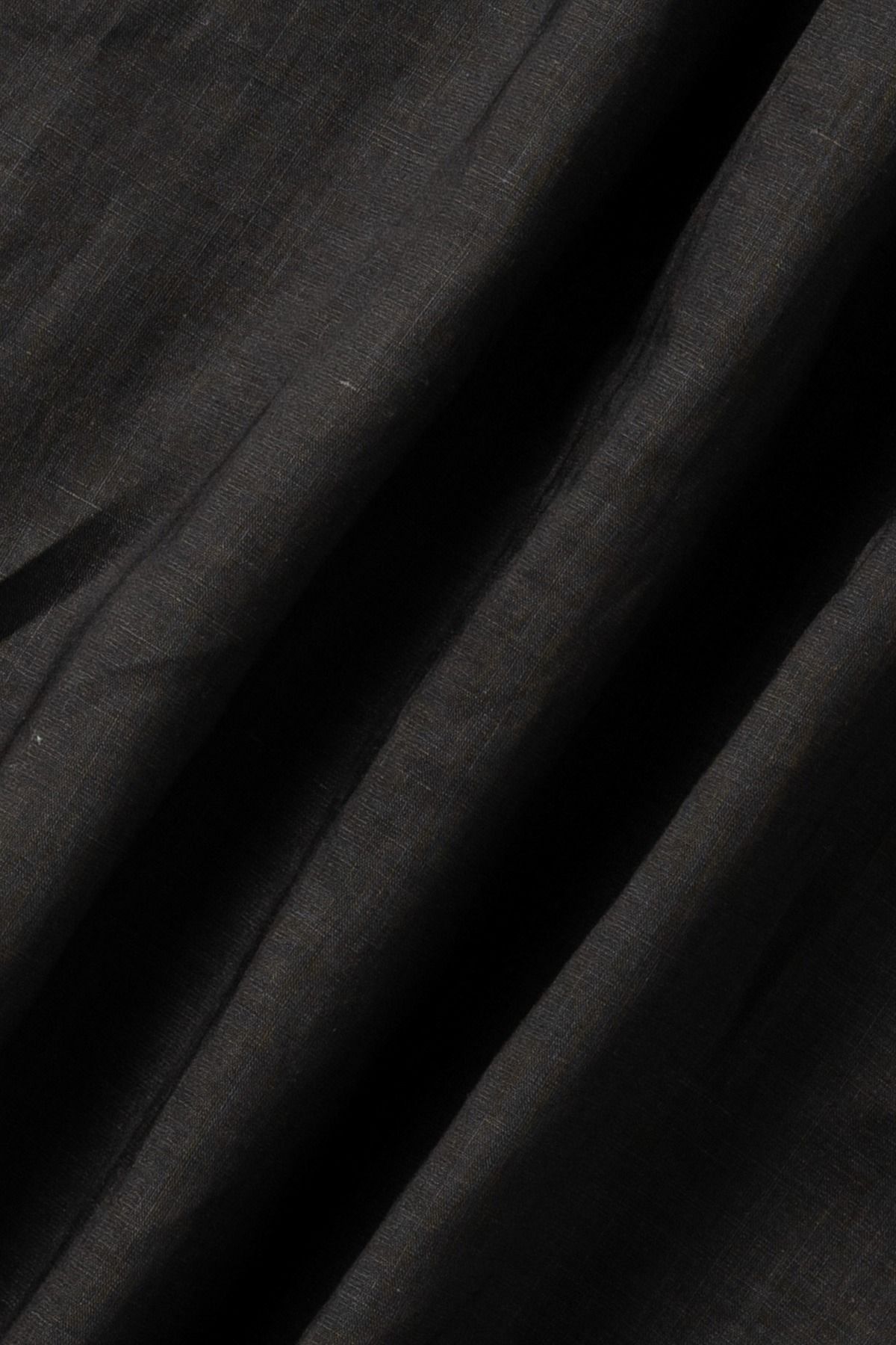 FRIESZ / LINEN LS SHIRT リネン長袖シャツ - BLACK