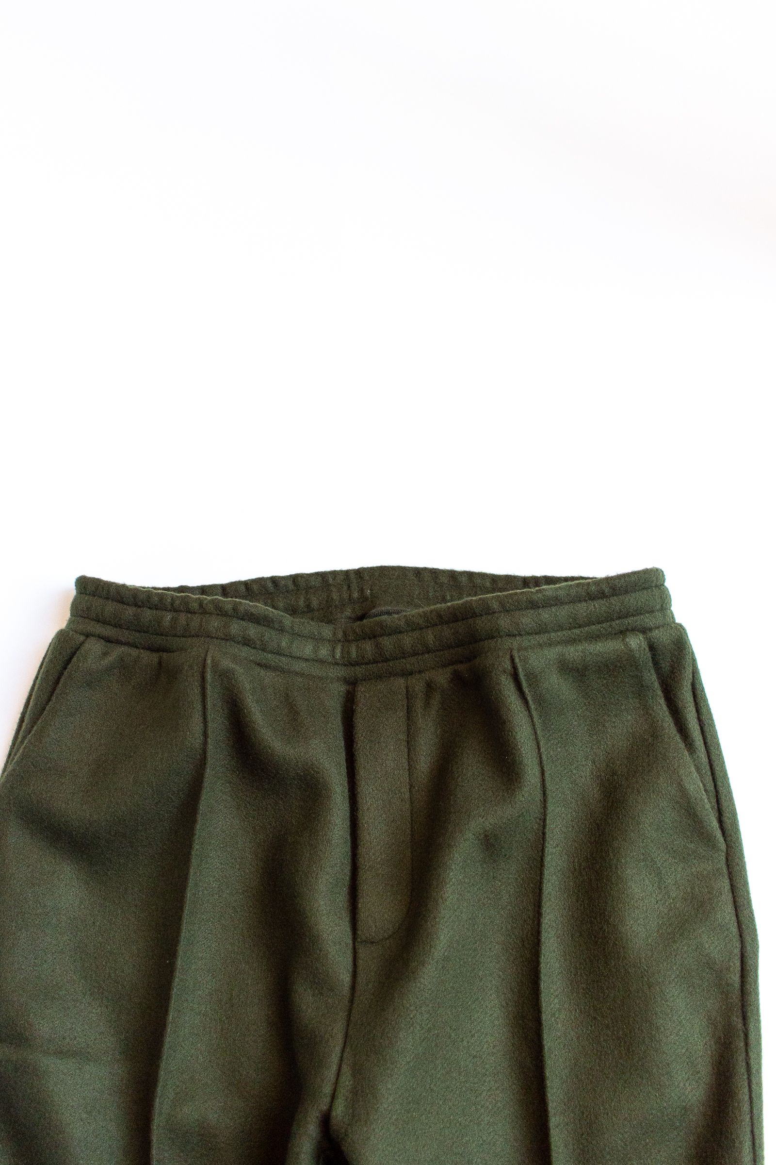 フレアパンツ : WIDE FLARE TROUSER "PORD" / ワイドフレアートラウザー - カーキ