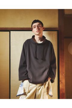 FISHERMAN-SWAET / フィッシャーマン スウェット : モックネックプルオーバー - GREEN