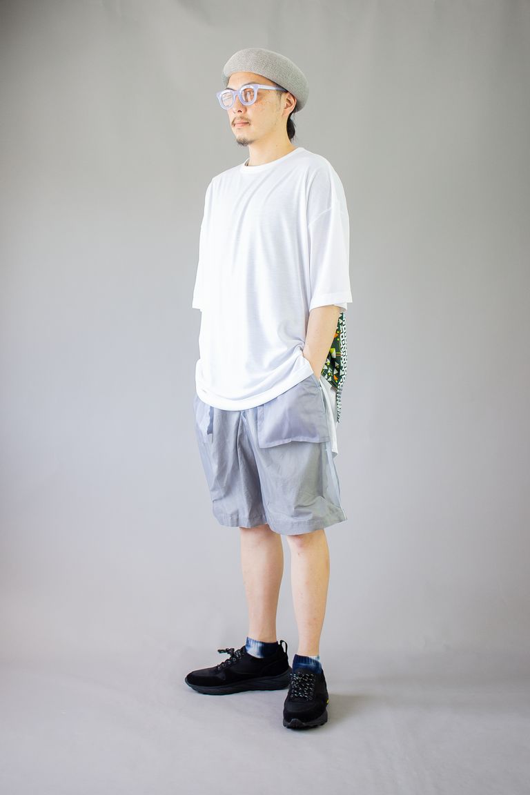 meagratia - see through short PT - gray | tomoshibi