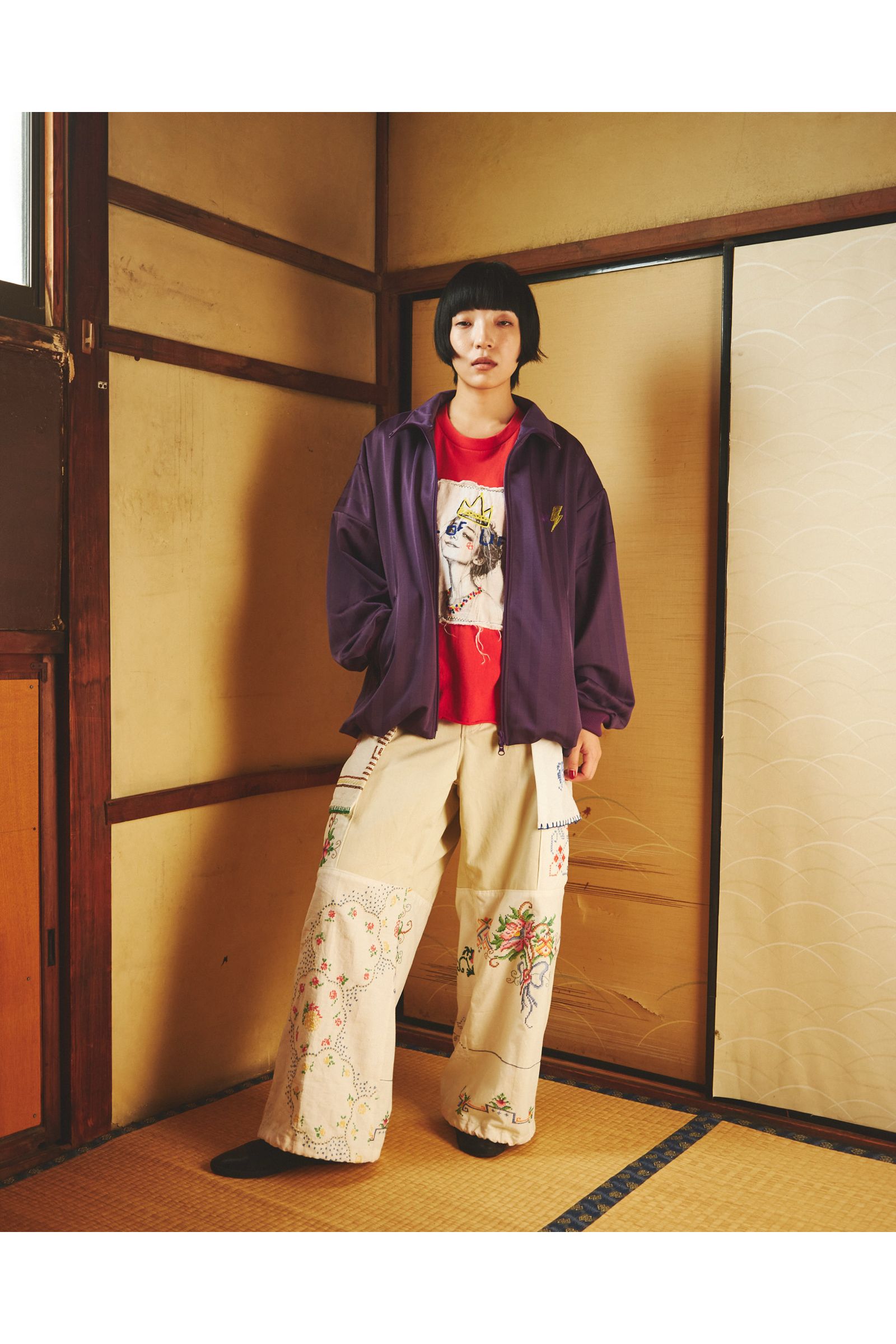 RODMAN-JK / ロッドマン ジャケット : ジャージジャケット - PURPLE