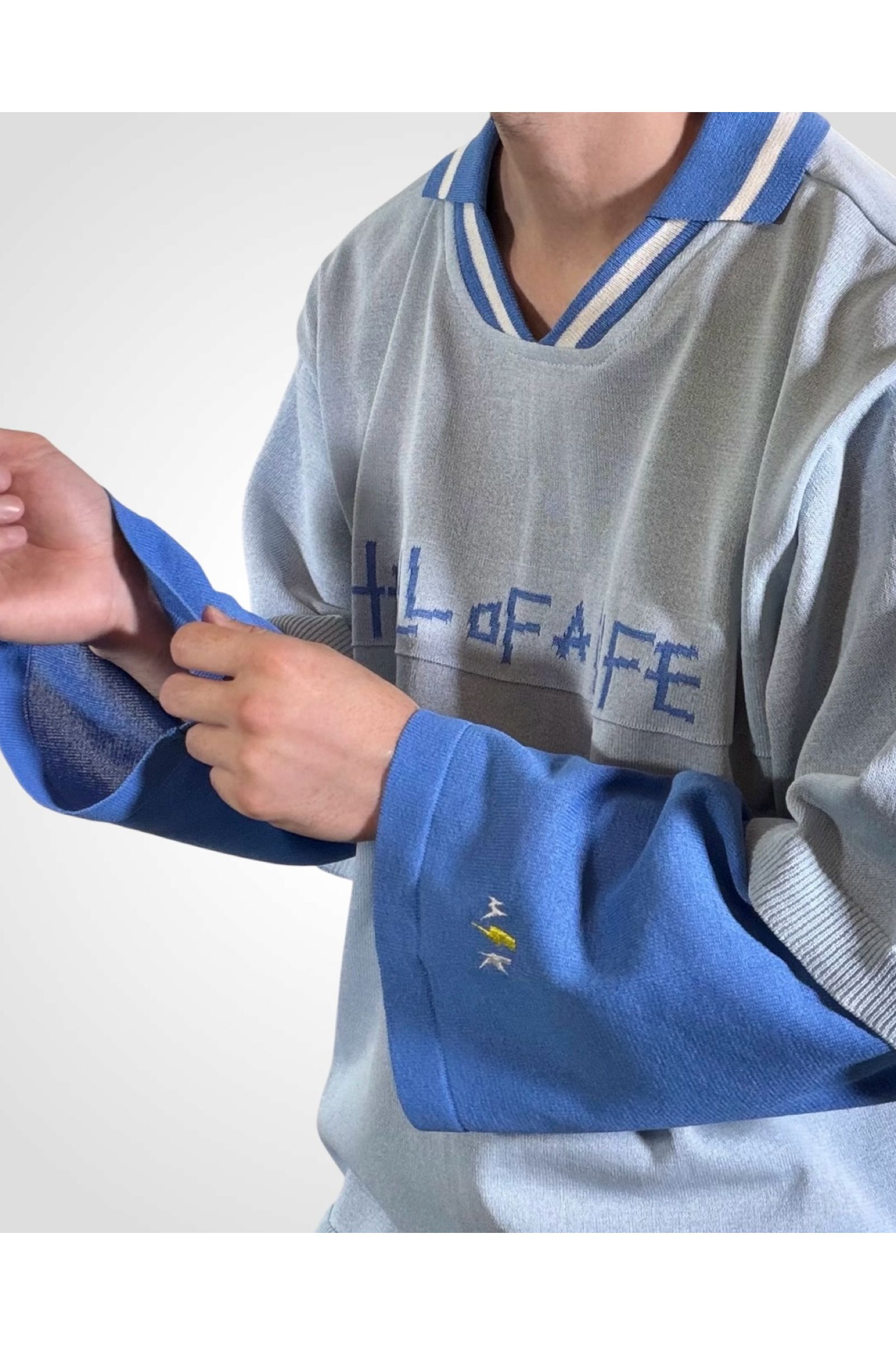 INVICTUS FC-KNIT / インビクタス フットボールニット : ゲームシャツ - BLUE