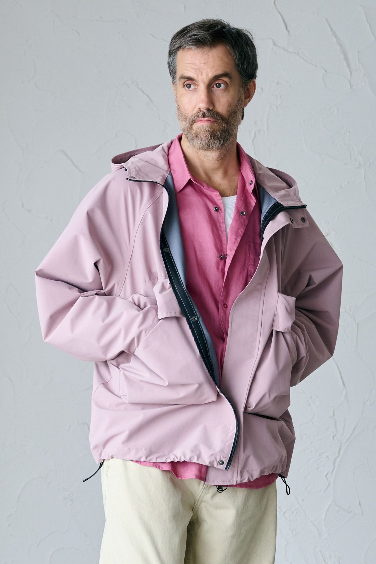 FRIESZ / LINEN LS SHIRT リネン長袖シャツ - PINK