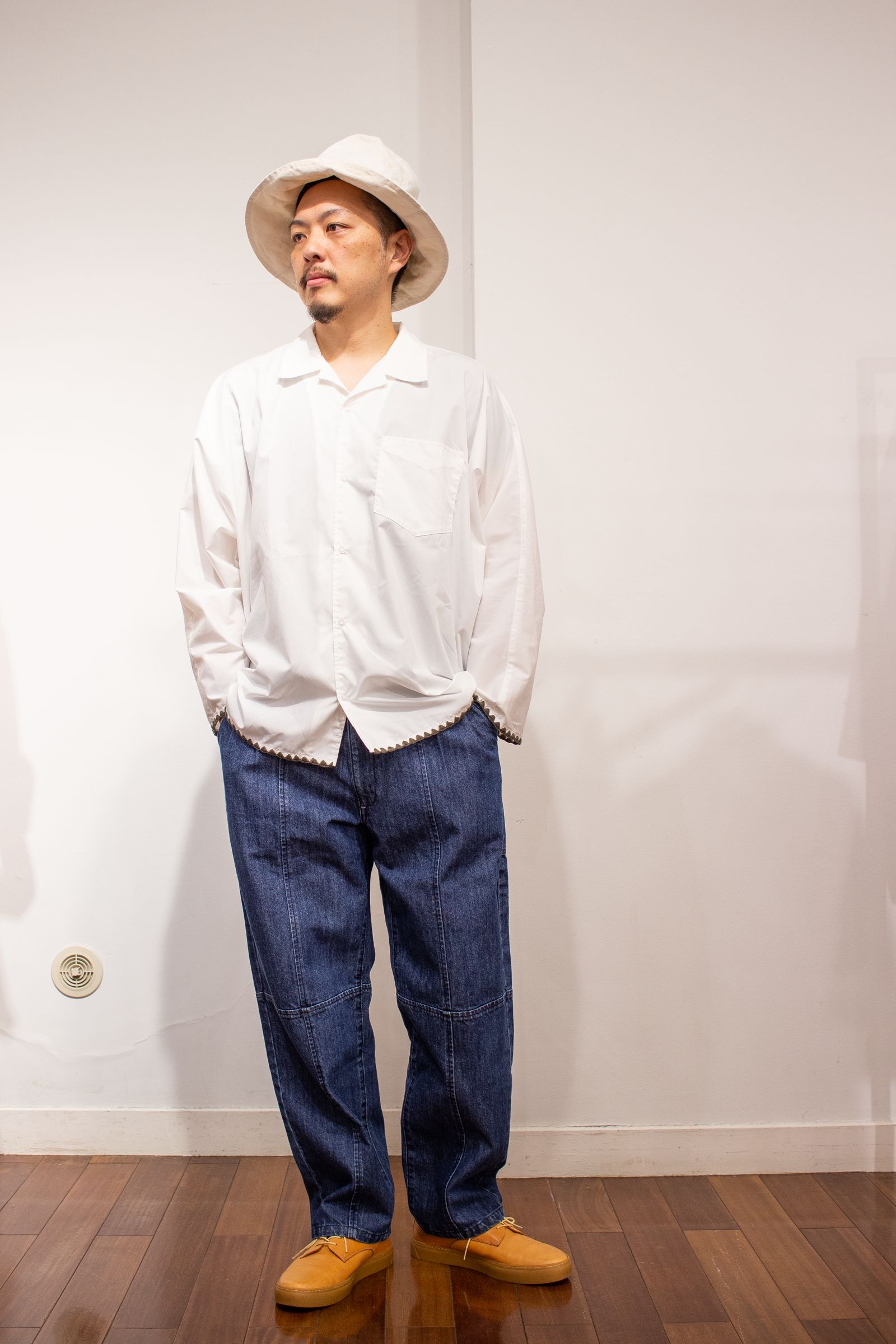 デニムパンツ : VINTAGE COCOON DENIM / ヴィンテージコクーンデニム "GUSLI" - インディゴ