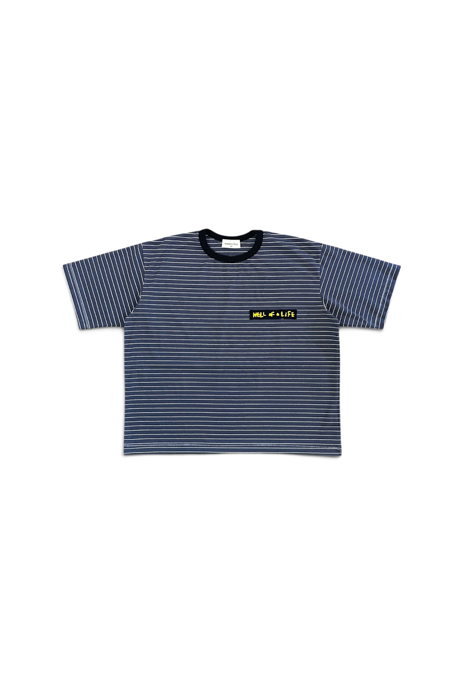 ECHOES-TEE  / エコーズTシャツ : ボーダーTシャツ - GRAY
