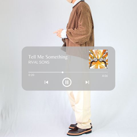 泥臭さとPOPさを【BGM : RIVAL SONS - Tell Me Something】