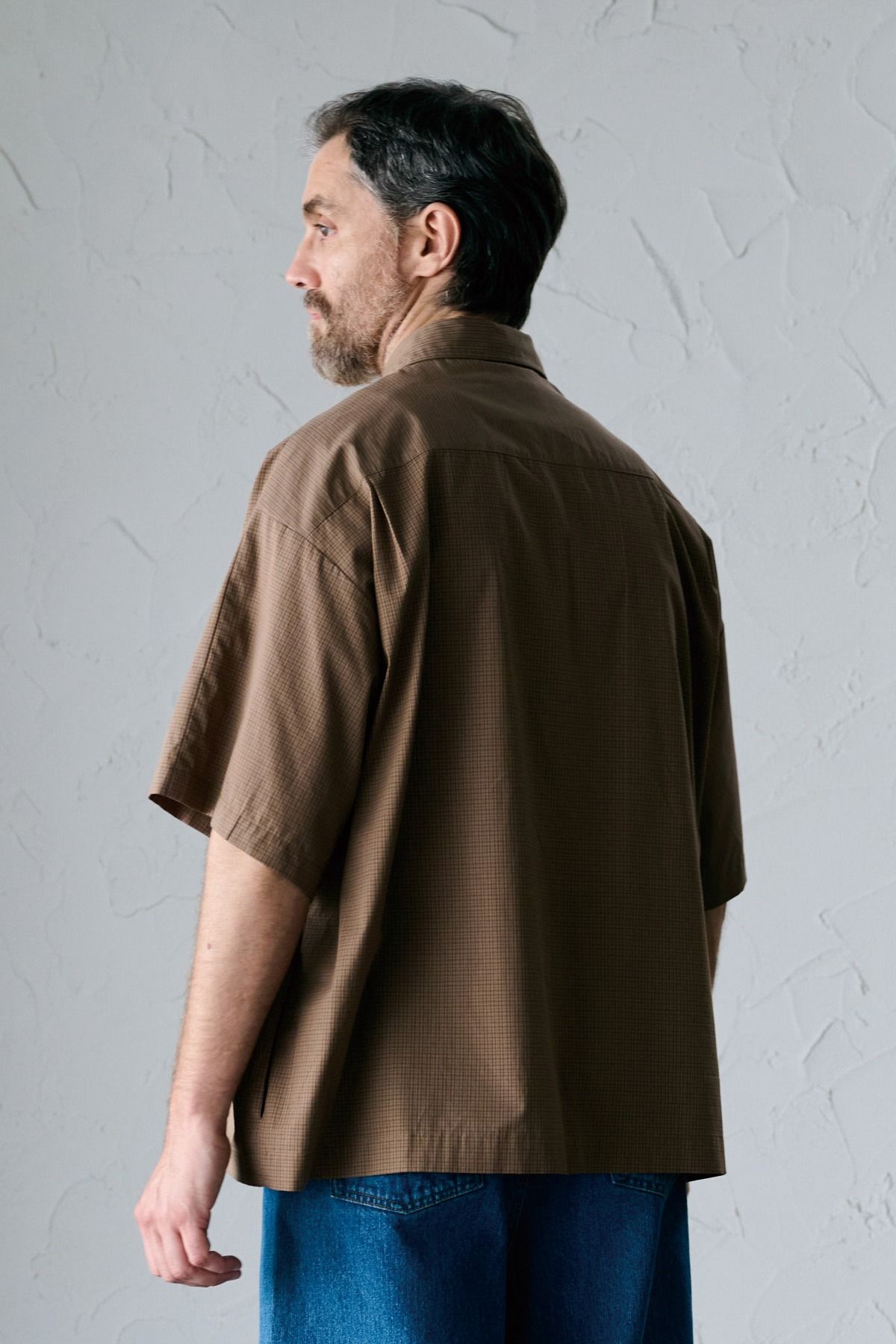 BURROUGHS / CRAZY SS SHIRT 半袖シャツ - BROWN