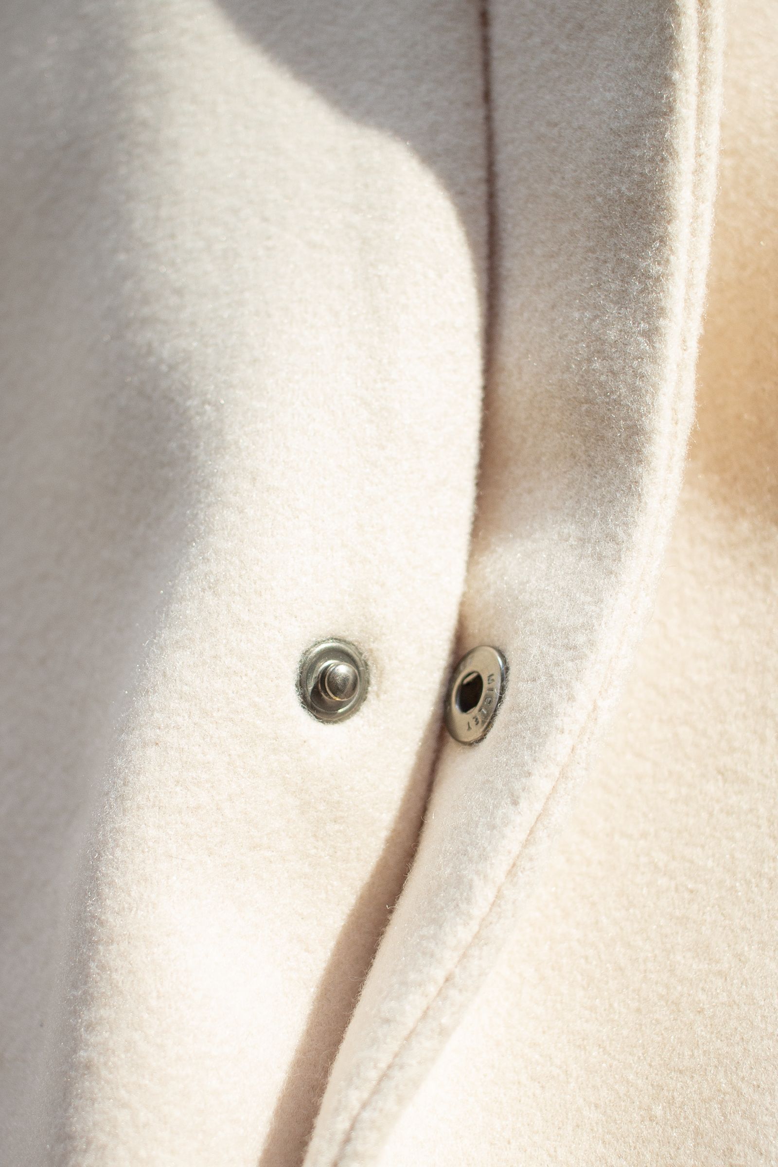 ノーカラージャケット : NO COLLAR EGG JACKET "RIOT" / ノーカラーエッグジャケット - ECRU
