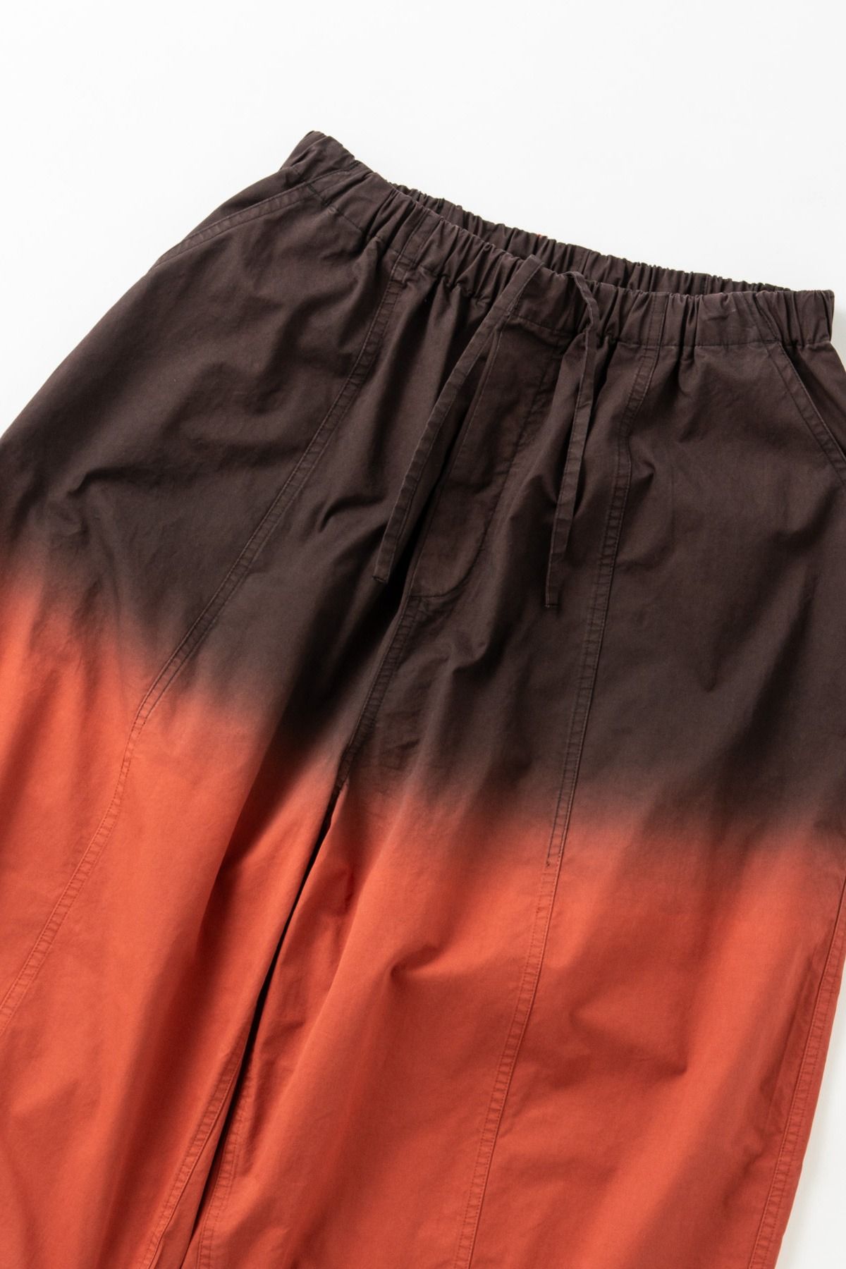 RAOUL / STEP DYEING PANT グラデーション染めトラウザー - TERACOTTA