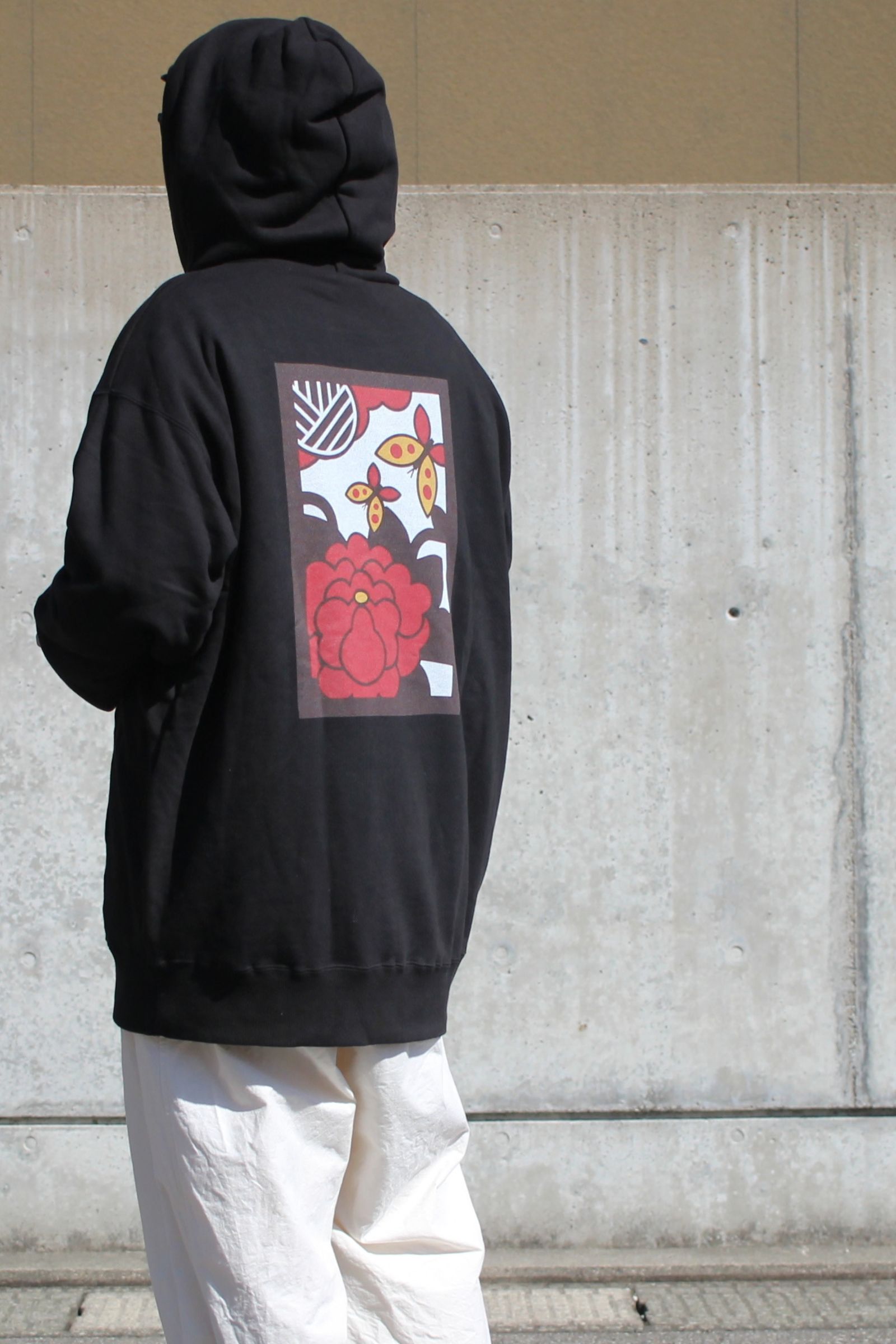 旭花(Asaka) : Hanafyda hoodie / 花札フーディー