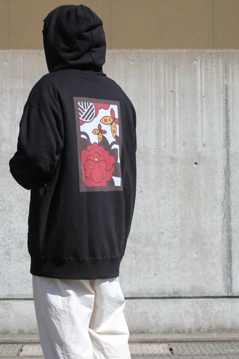 旭花(Asaka) : Hanafyda hoodie / 花札フーディー