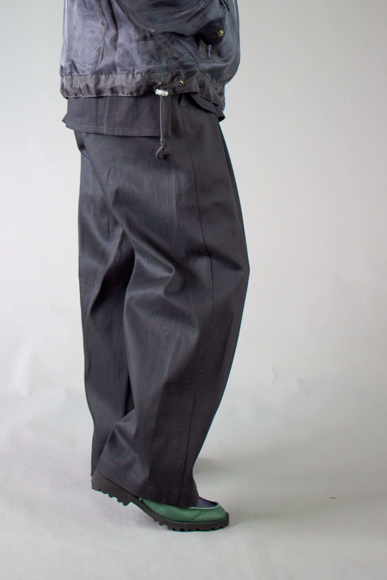 denim fisherman PT - black