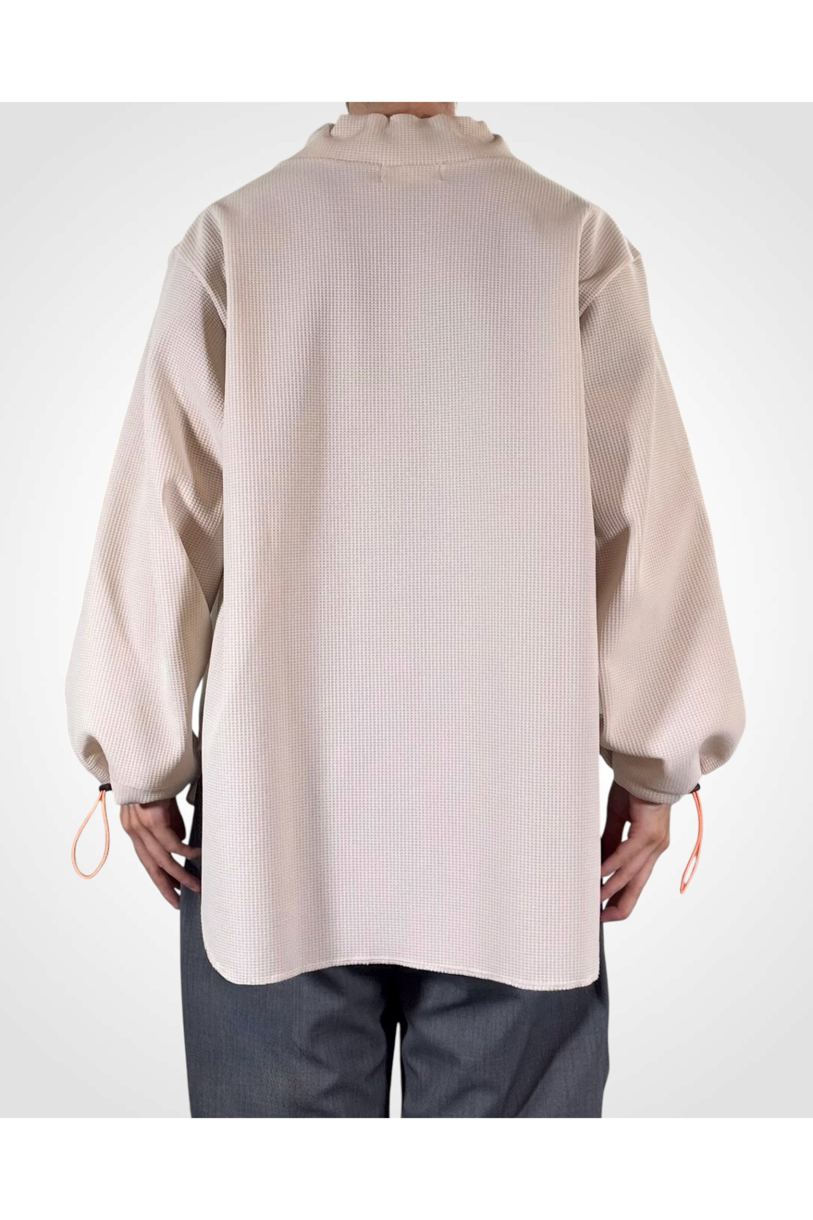 FISHERMAN-SWAET / フィッシャーマン スウェット : モックネックプルオーバー - BEIGE