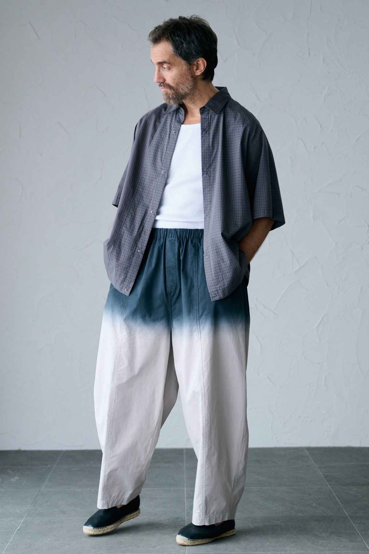 BURROUGHS / CRAZY SS SHIRT 半袖シャツ - CHARCOAL