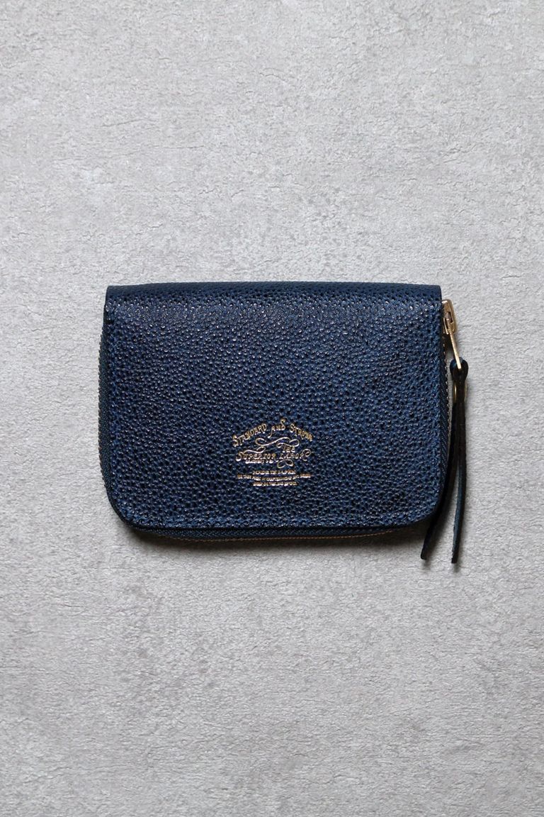 THE SUPERIOR LABOR - ミニ財布 : KUROZAN indigo zip small