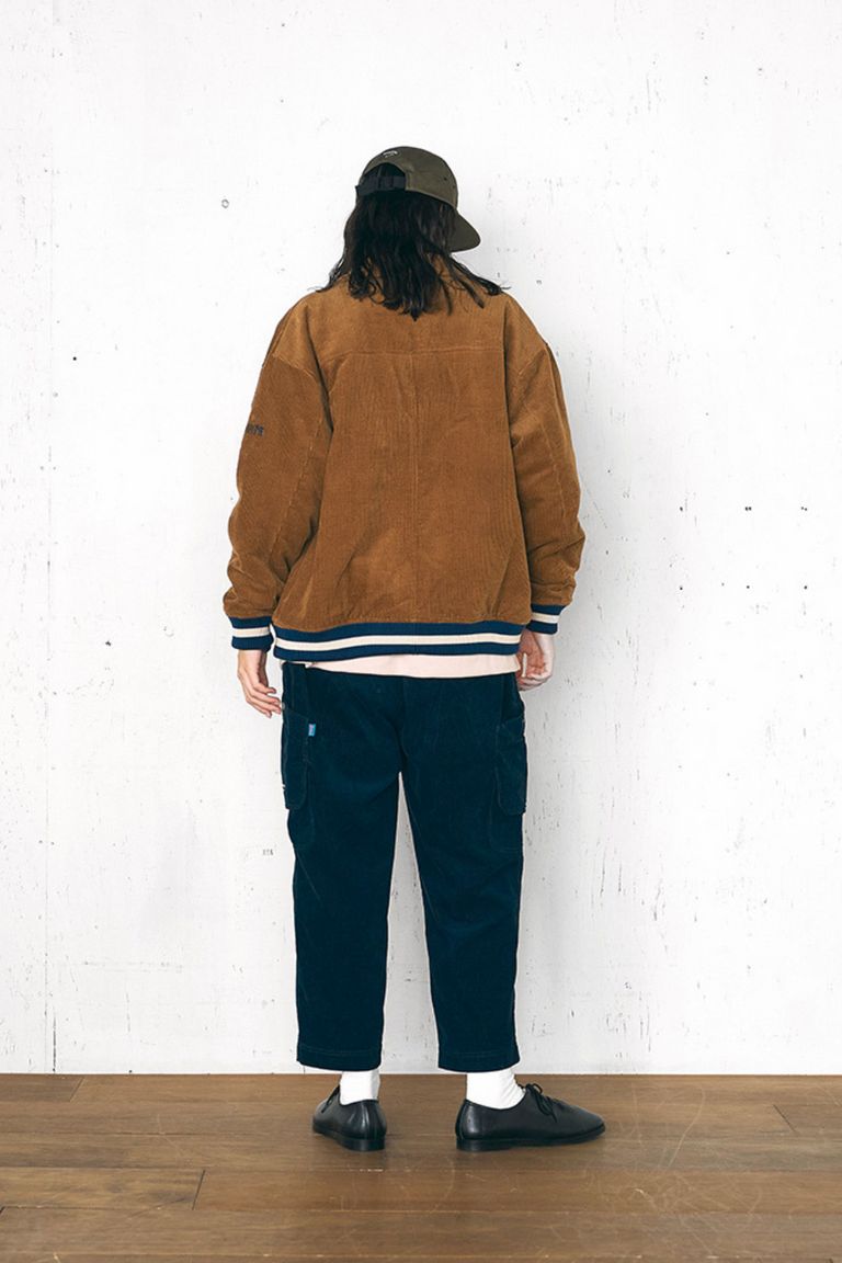 Frame switchwear - CORDUROY AWARD JACKET - BROWN | tomoshibi