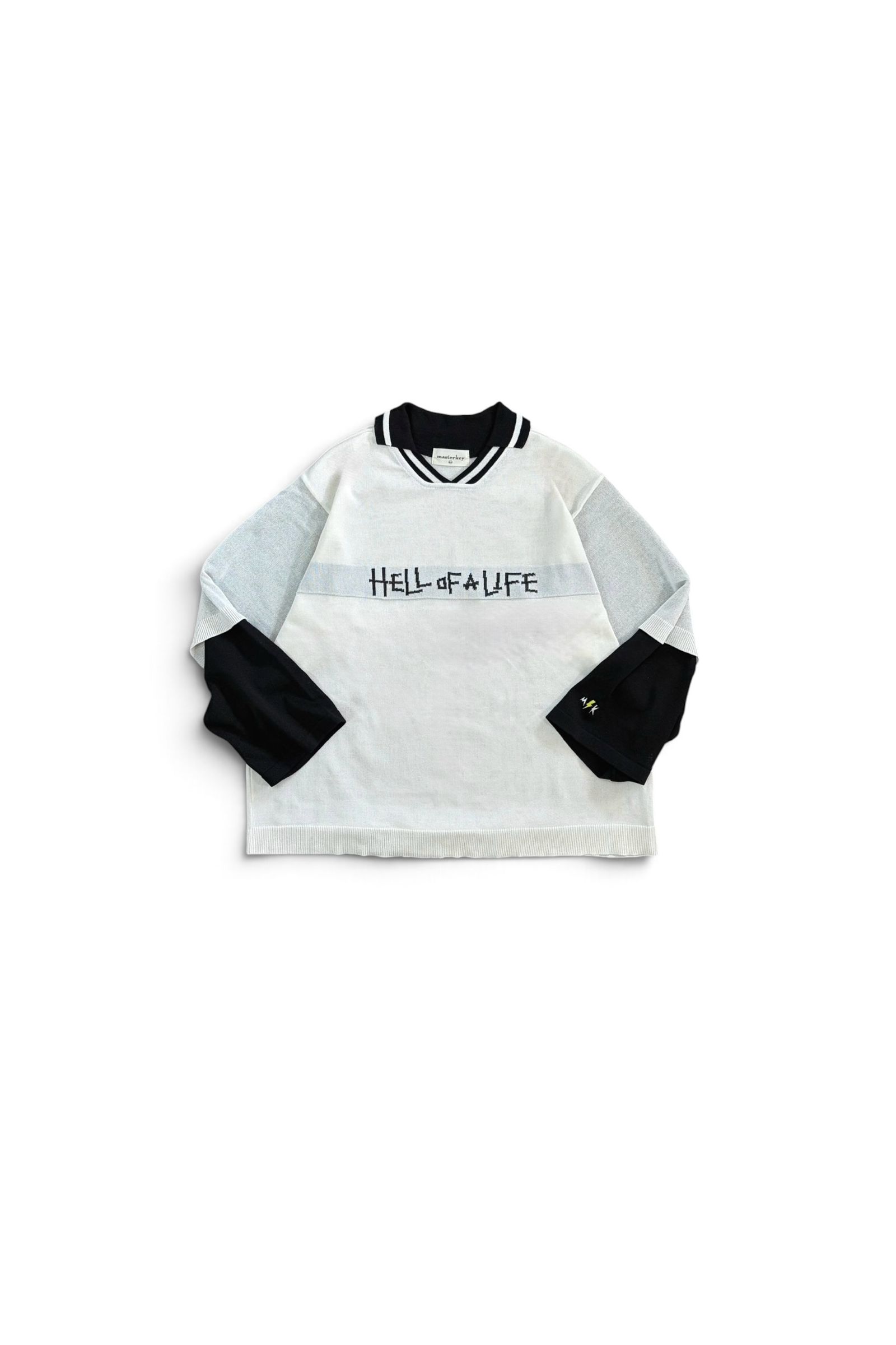 INVICTUS FC-KNIT / インビクタス フットボールニット : ゲームシャツ - WHITE