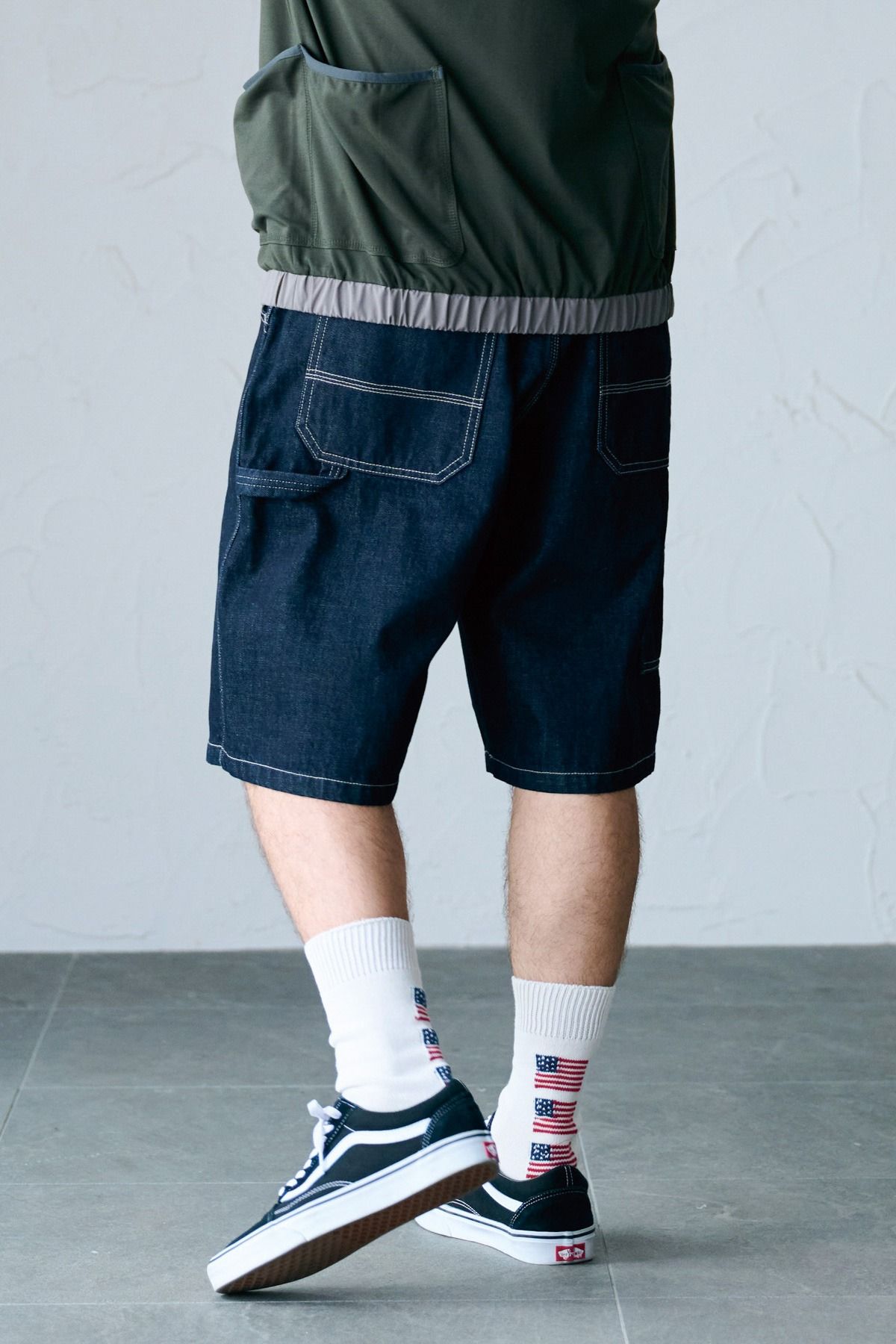 PURISM / EASY CARPENTER SHORT デニムイージーショーツ - ONEWASH