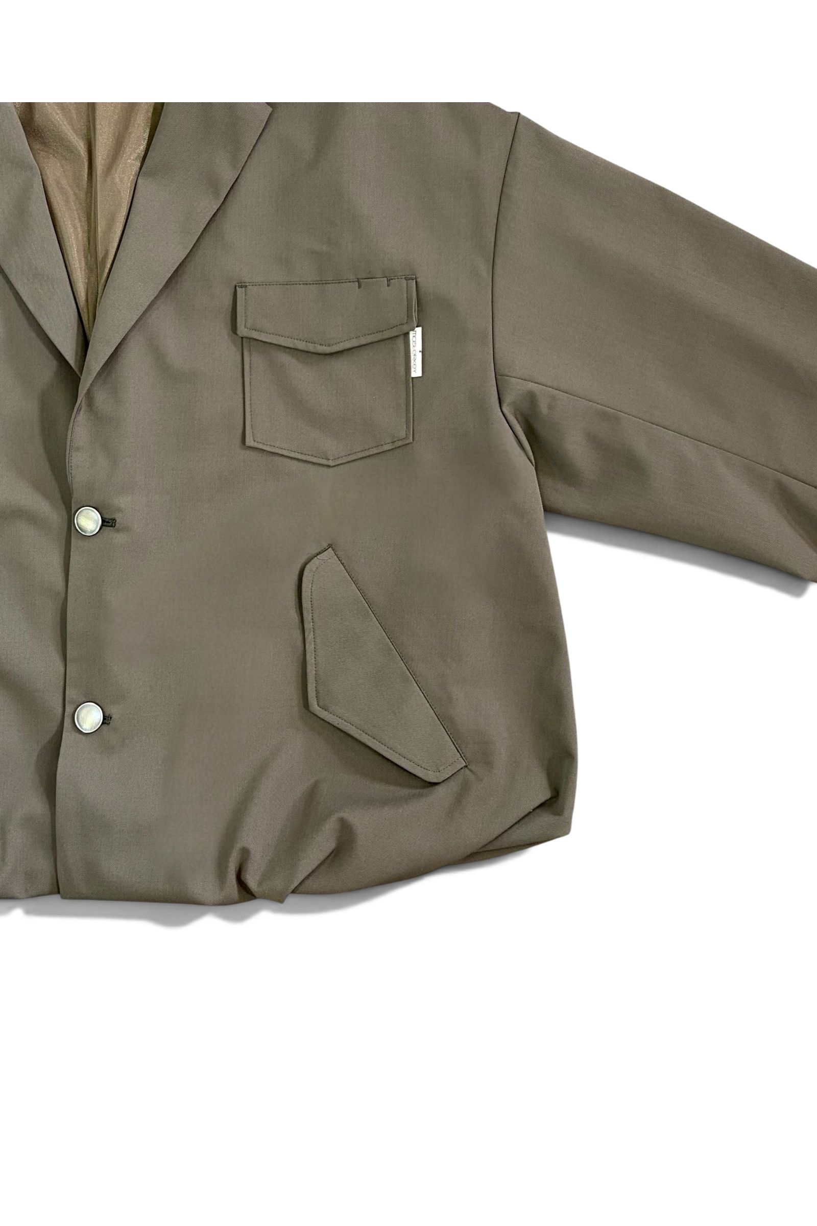 UTILITY FORMAL-JK / ユーティリティフォーマルジャケット : ラペルドジャケット - KHAKI