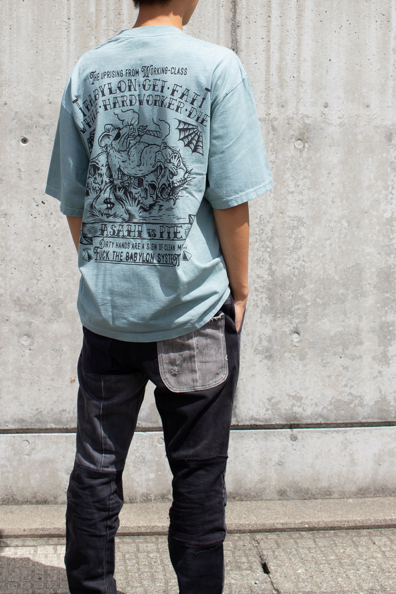 ASAHI x PTE コラボTシャツ : Size-XL Type-B