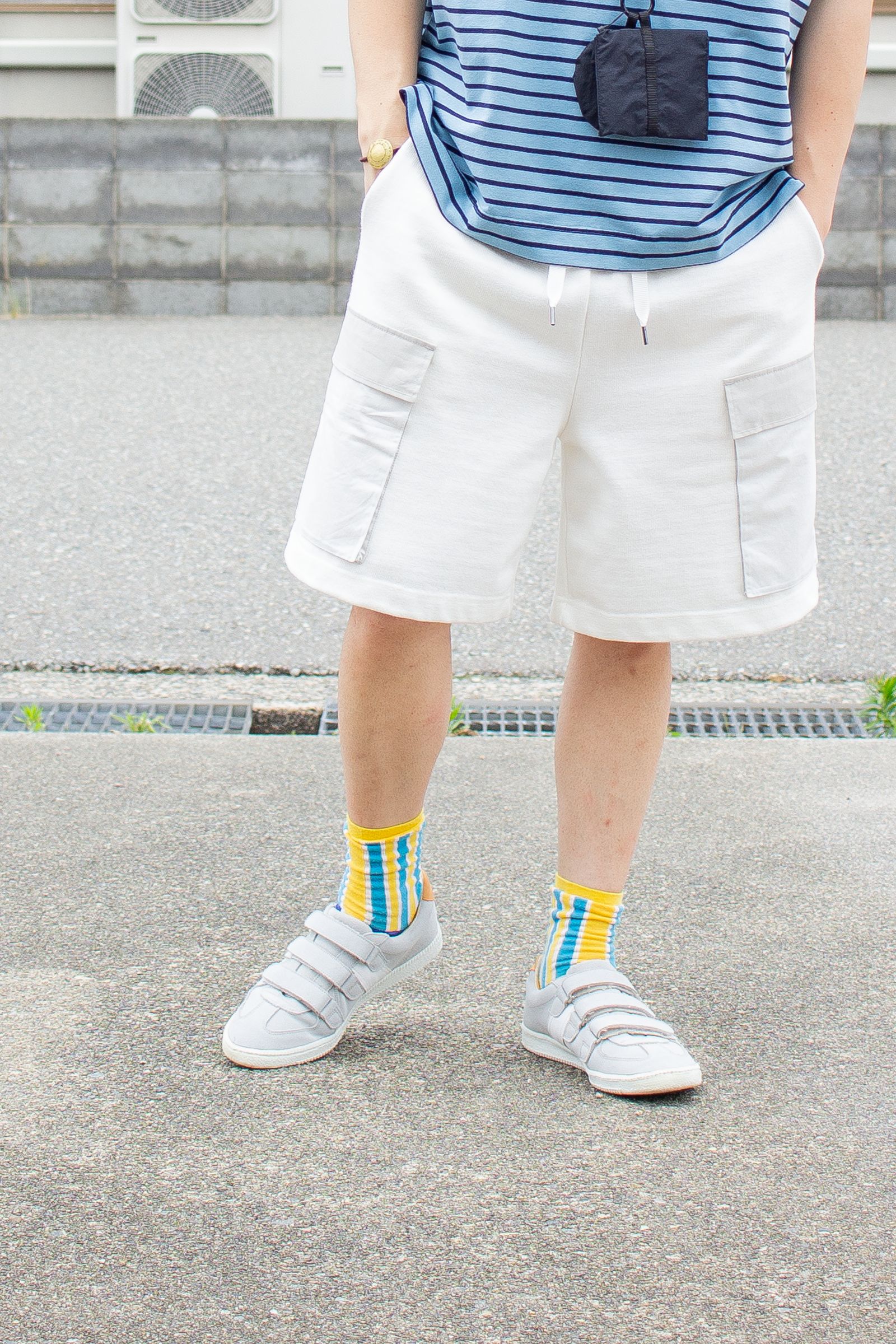 今日のコーデ ☁️ [ Frame swithwear + RYU + COTTON PAN + AbyP + BILLY BUDDUSKY ]