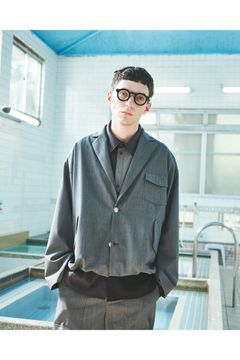 UTILITY FORMAL-JK / ユーティリティフォーマルジャケット : ラペルドジャケット - GRAY