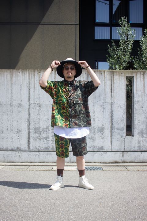 夏のセットアップスタイル『VOO + tomoshibi + BILLY BUDDUSKY + FOOT INDUSTRY + Dr,Ray』
