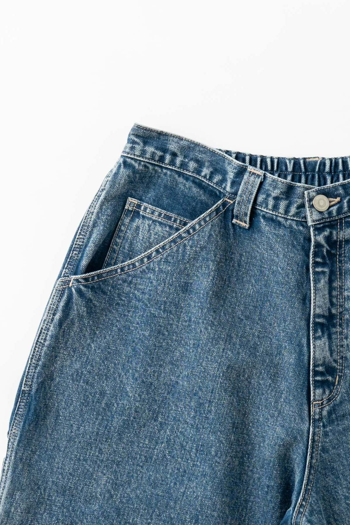 PURISM / EASY CARPENTER SHORT デニムイージーショーツ - INDIGO