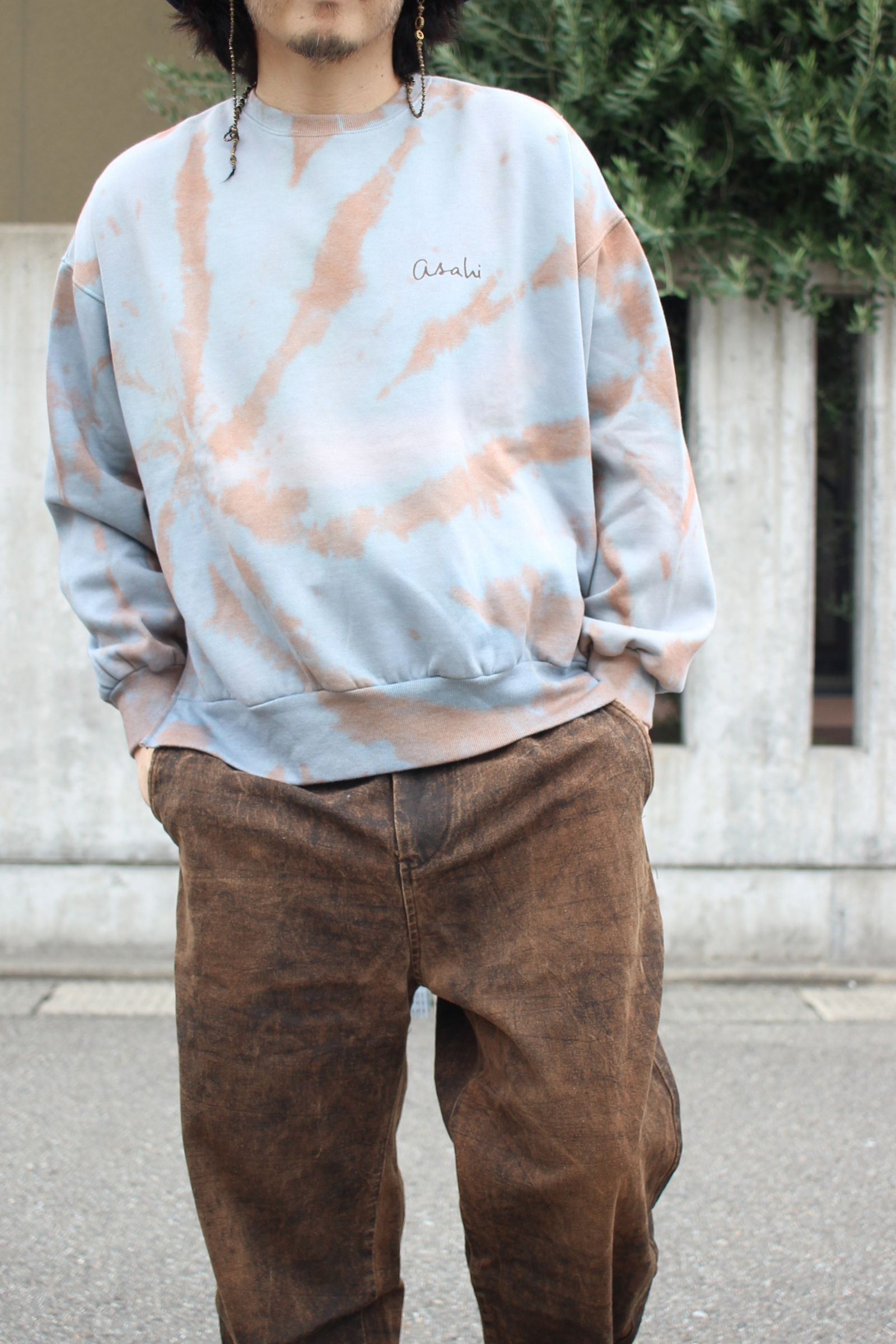 Tiedye Sweatshirt / タイダイスウェットシャツ : 裏起毛