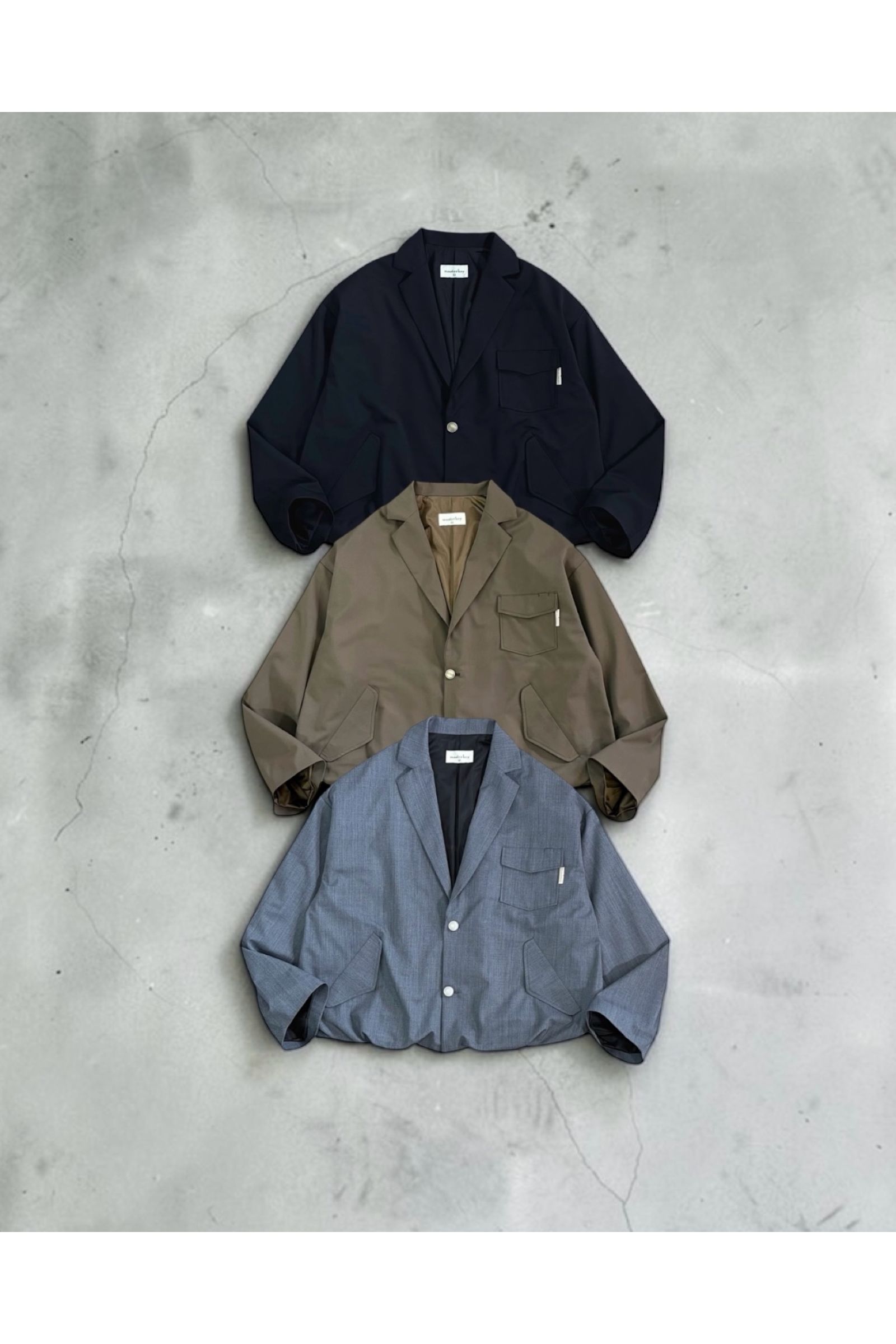UTILITY FORMAL-JK / ユーティリティフォーマルジャケット : ラペルドジャケット - KHAKI
