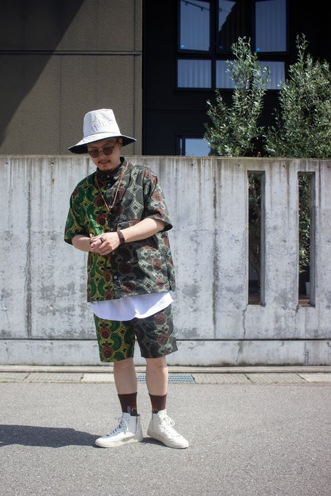 夏のセットアップスタイル『VOO + tomoshibi + BILLY BUDDUSKY + FOOT INDUSTRY + Dr,Ray』